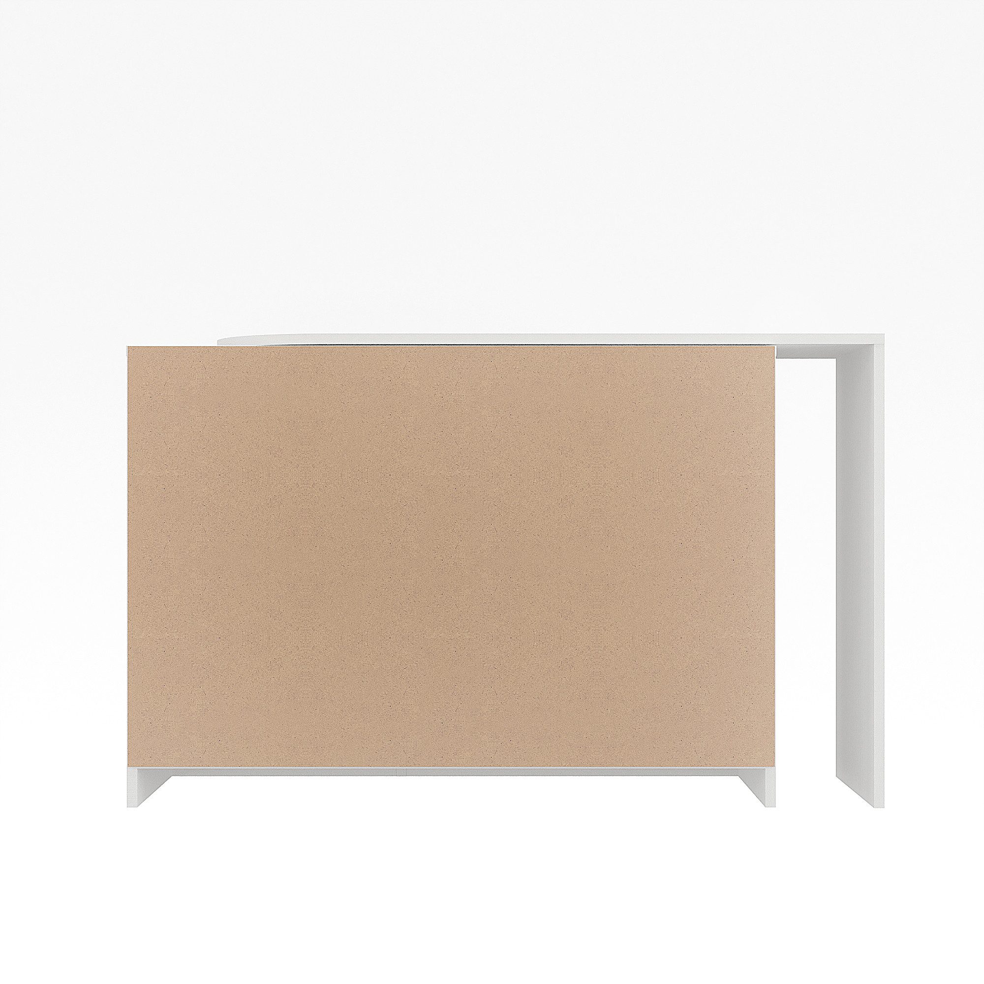 KOMTO Schreibtisch KOMTO Schreibtisch mit Stauraum – PC Tisch, Tisch FOLDY 128x60x75 cm – Bild 5 von 5