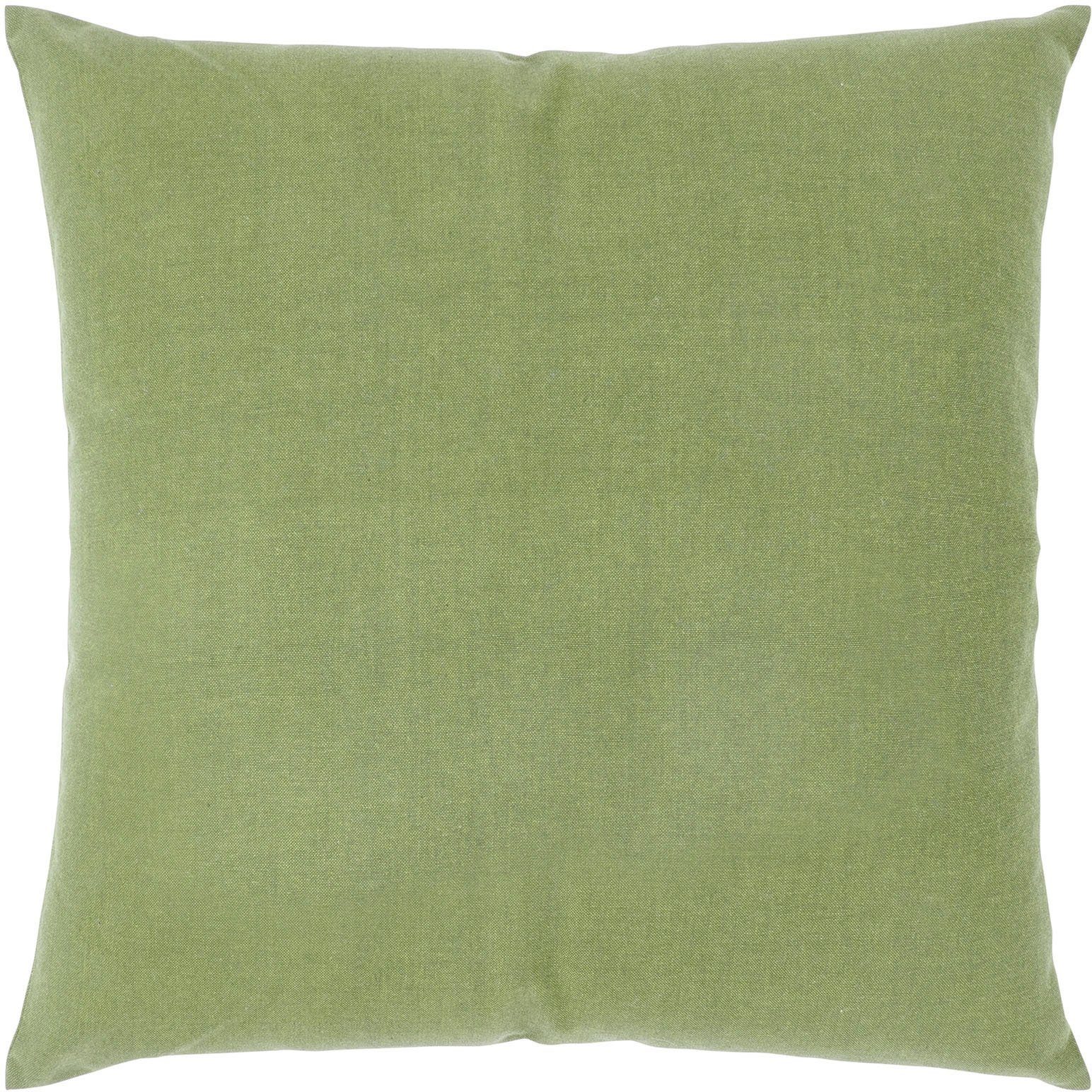 PAD Dekokissen Leda, einzigartiges Design, Kissenhülle ohne Füllung, 1 Stück green