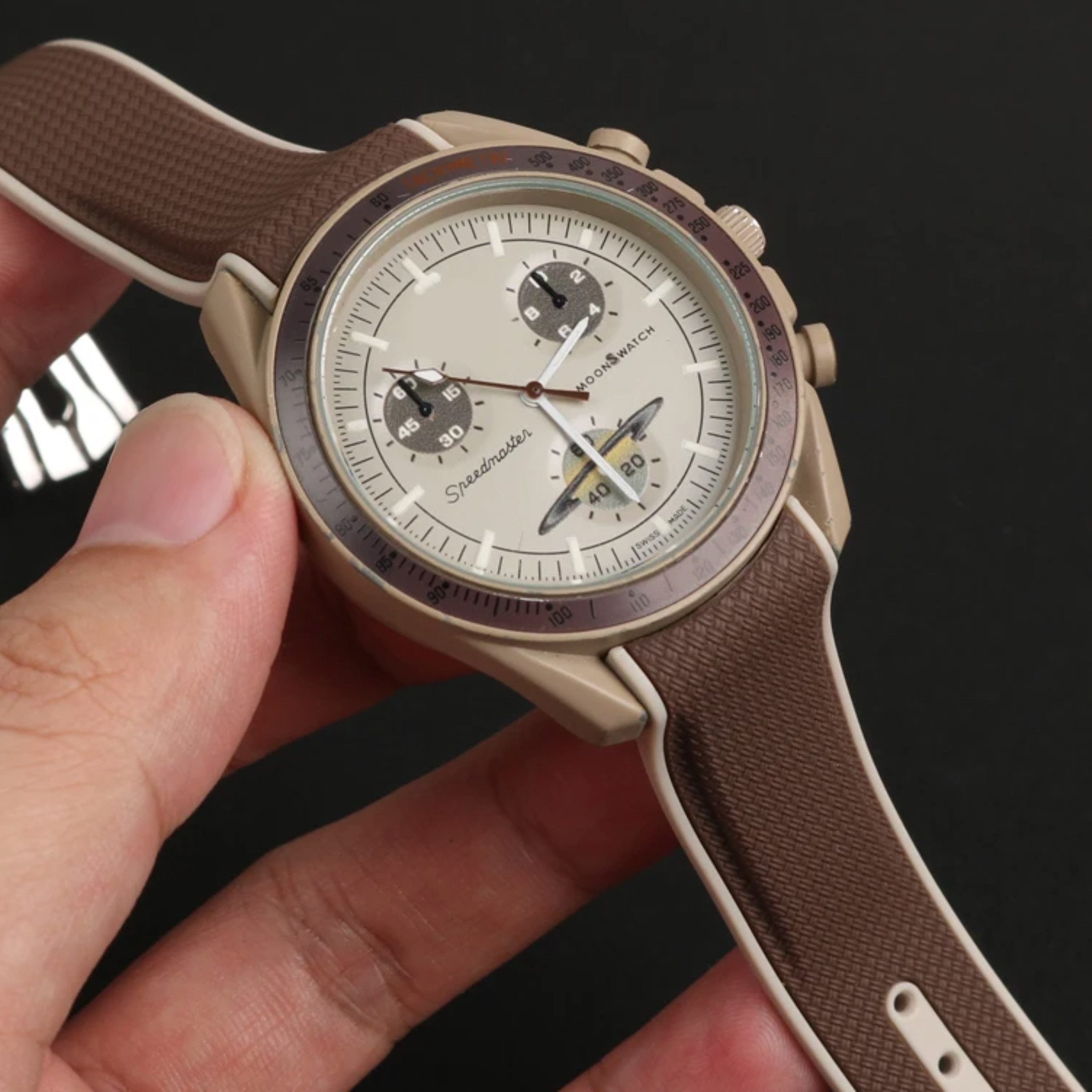 HS.SUPPLY Uhrenarmband passend für Moonswatch Omega günstig online kaufen