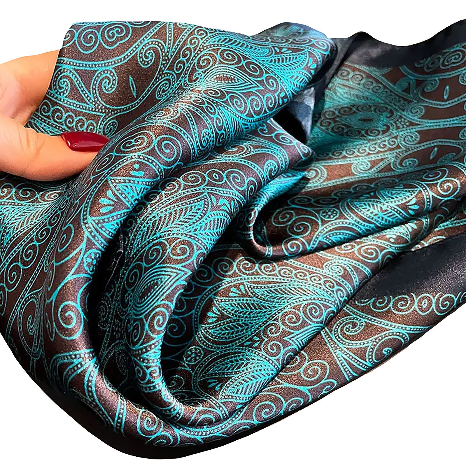 Moschen-Bayern Halstuch Halstuch 100% Seide Damen Herren Nickituch Seidentuch Seidenhalstuch