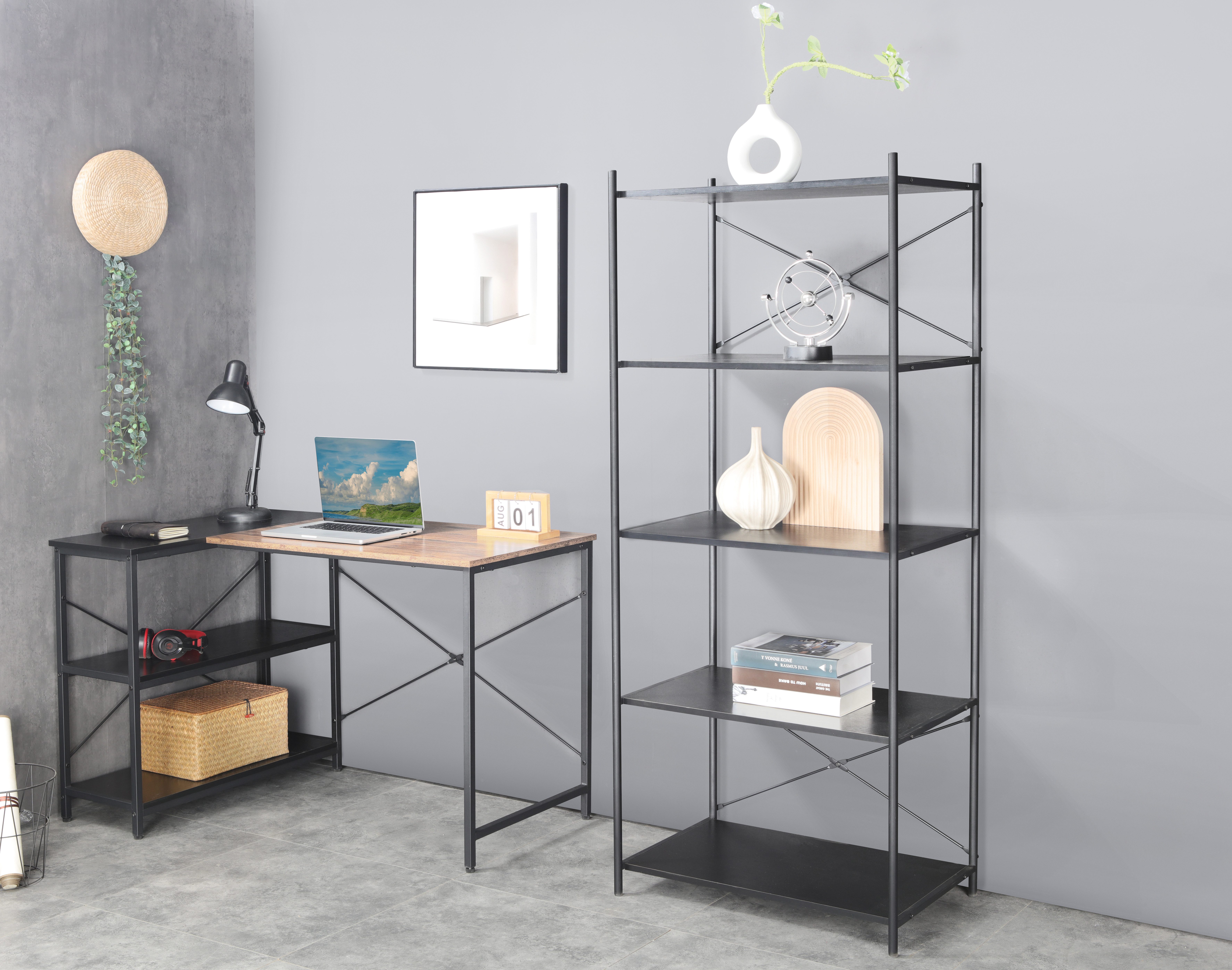 INOSIGN Aktenregal Koperno, Bücherregal, Metallgestell, 4 günstig online kaufen