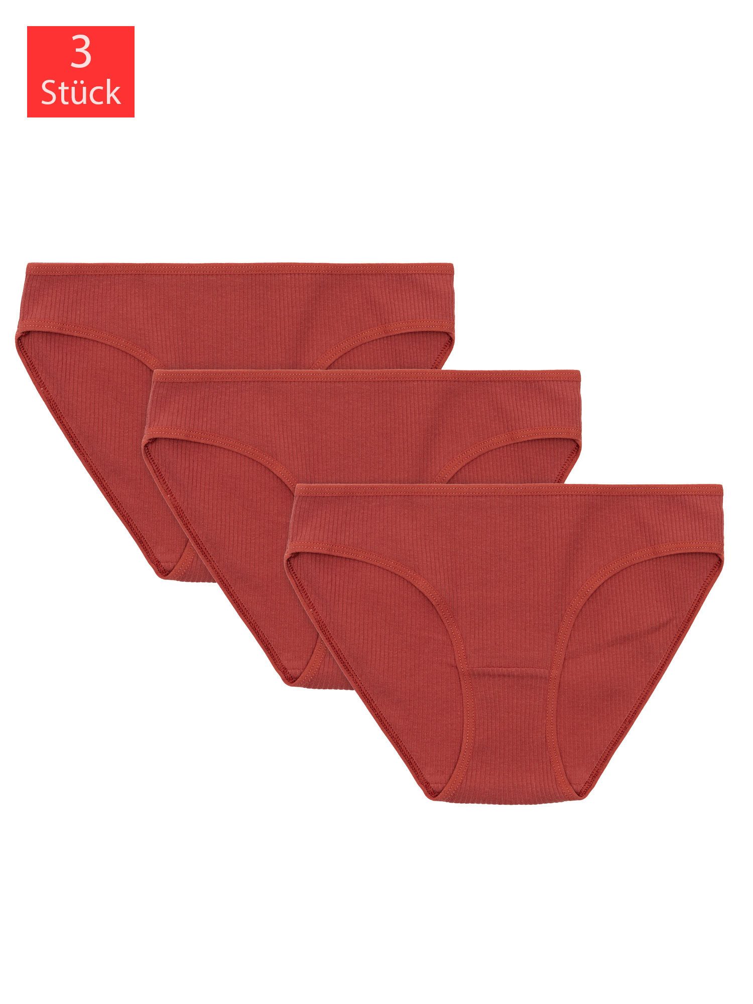 Tazzio Slip 3er-Pack Damen Slip F941 (Packung, 3-St) Nahtlose Verarbeitung günstig online kaufen