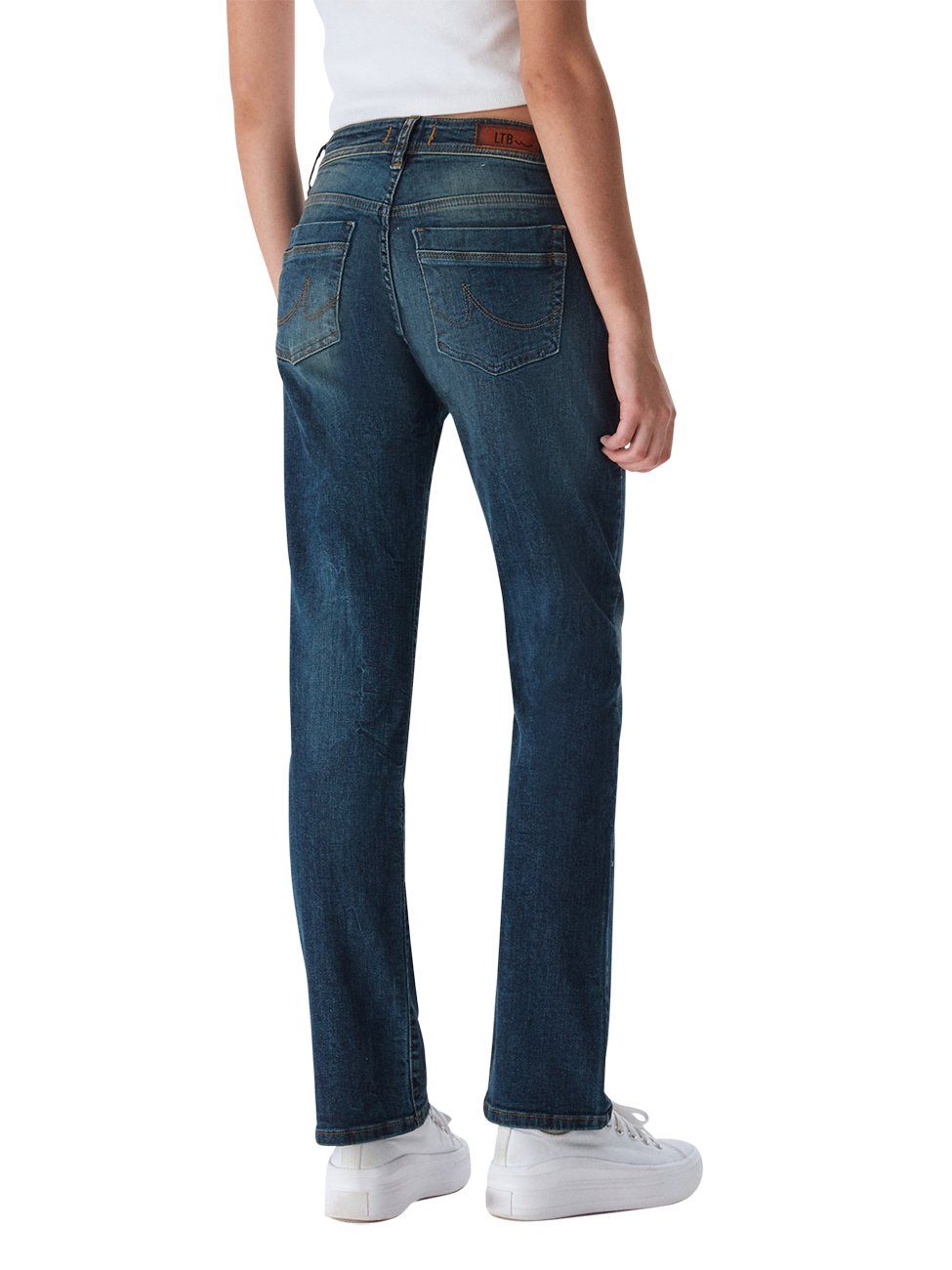 LTB Straight-Jeans Damen Jeanshose Valentine Regular Fit Denim Hose mit Stretch