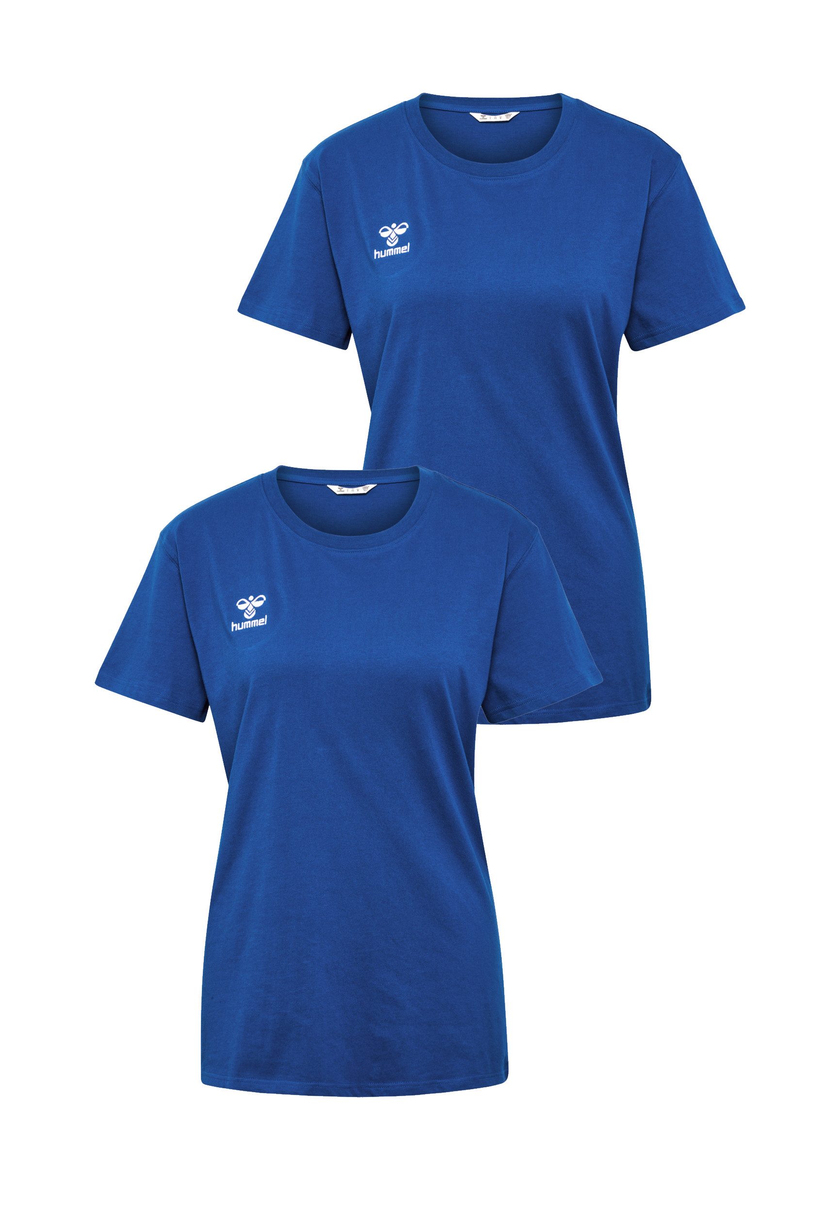 hummel T-Shirt 2er-SET Sport Rundhals Regular günstig online kaufen