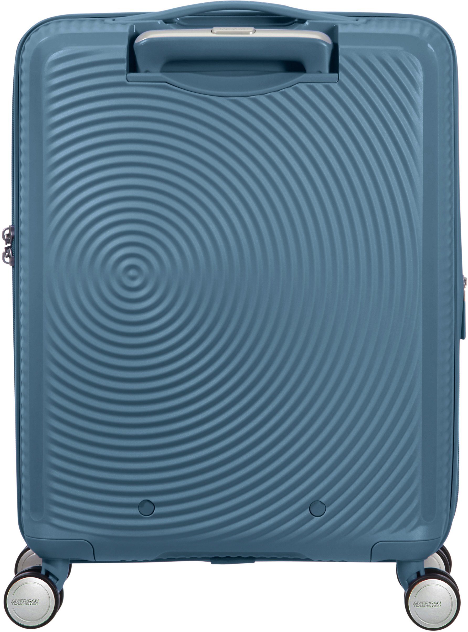 mit cm, Tourister® 4 Blue 55 Stone Volumenerweiterung Soundbox, Rollen, American Hartschalen-Trolley