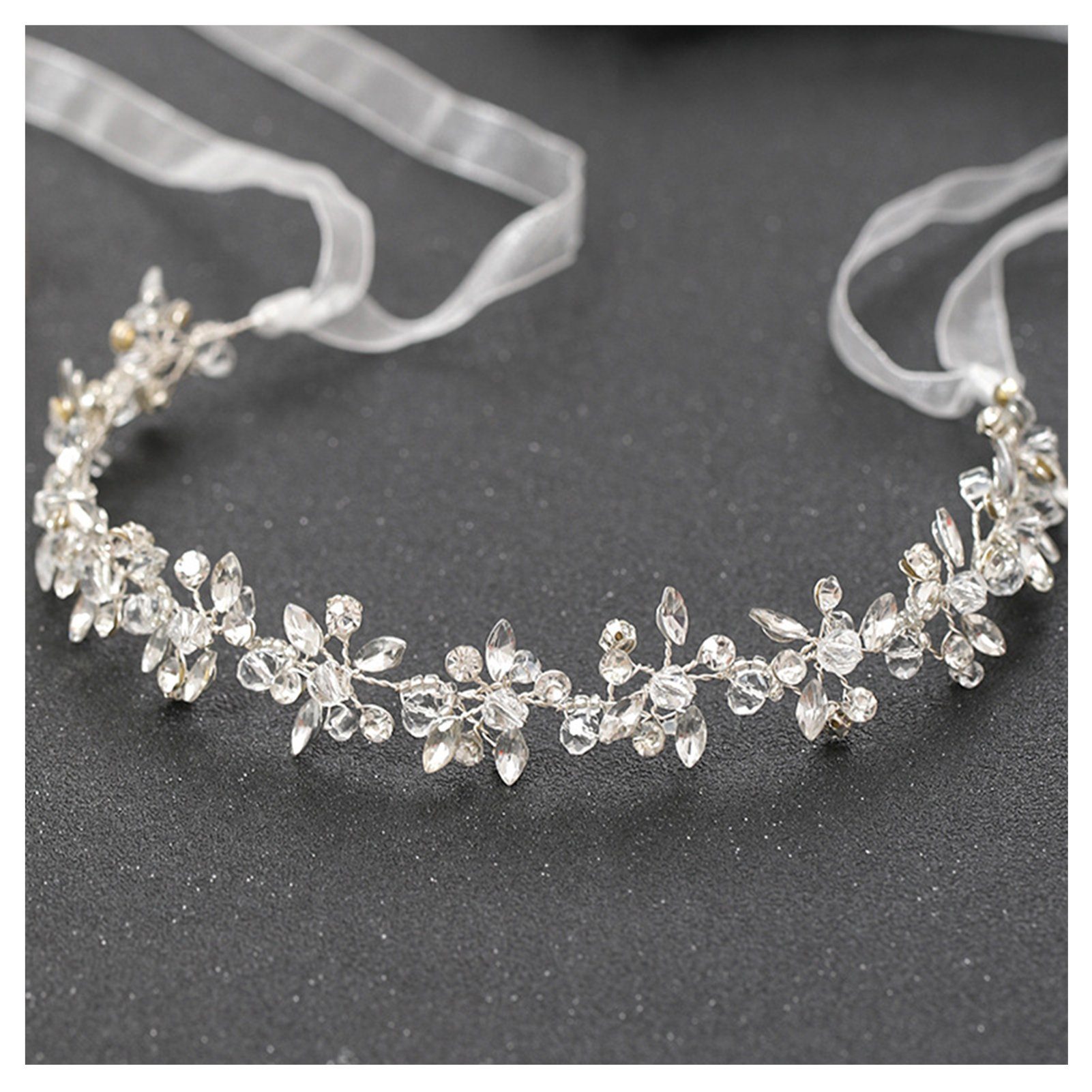 Blusmart Diadem Blumenstirnband-Tiaras Für Mädchen, Weinreben-Kopfschmuck  Mit