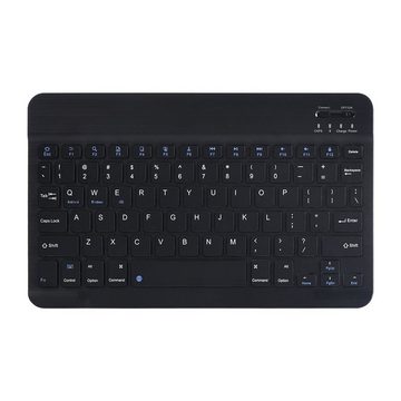 Lobwerk Tablet-Hülle 3in1 Hülle + Tastatur + Maus für Samsung Galaxy Tab S7/S8 T870/X700 11, Aufstellfunktion, Sturzdämpfung