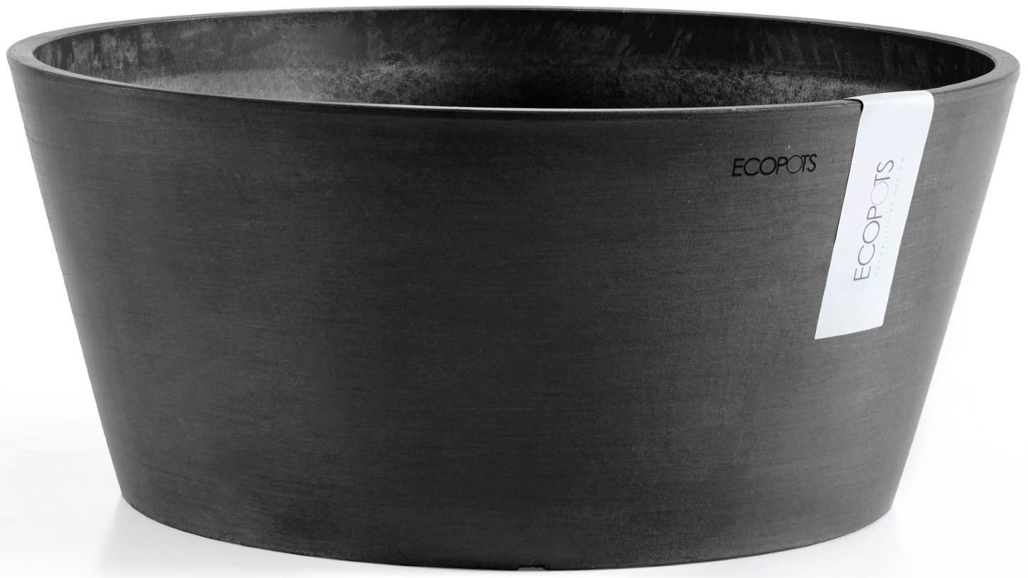 ECOPOTS Blumentopf FRANKFURT Dark Grey, BxTxH: 30,5x30,5x15 cm günstig online kaufen