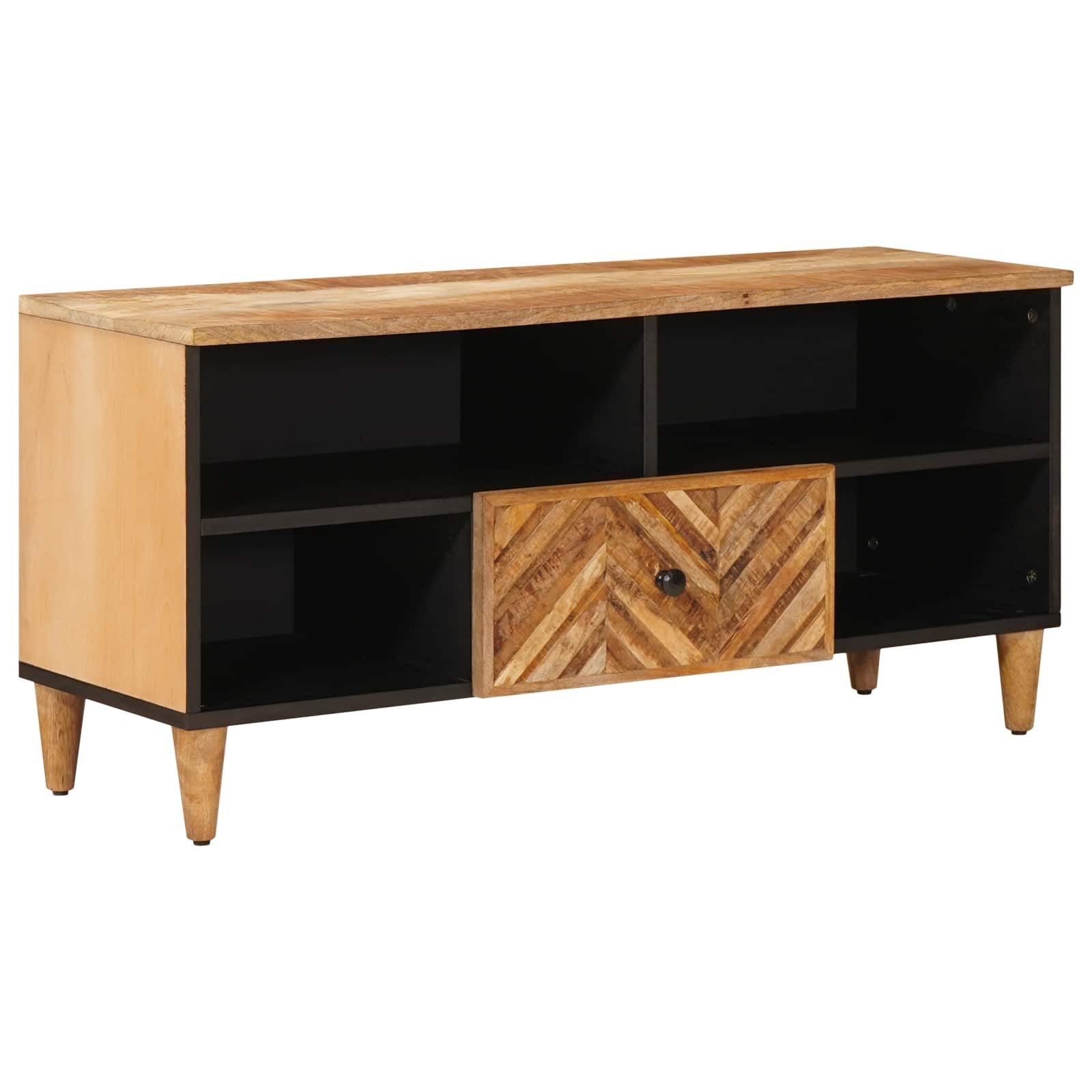 vidaXL Stauraumschrank Stauraumschränke Braun 100 x 33,5 x 46 cm Massivholz (1-St)