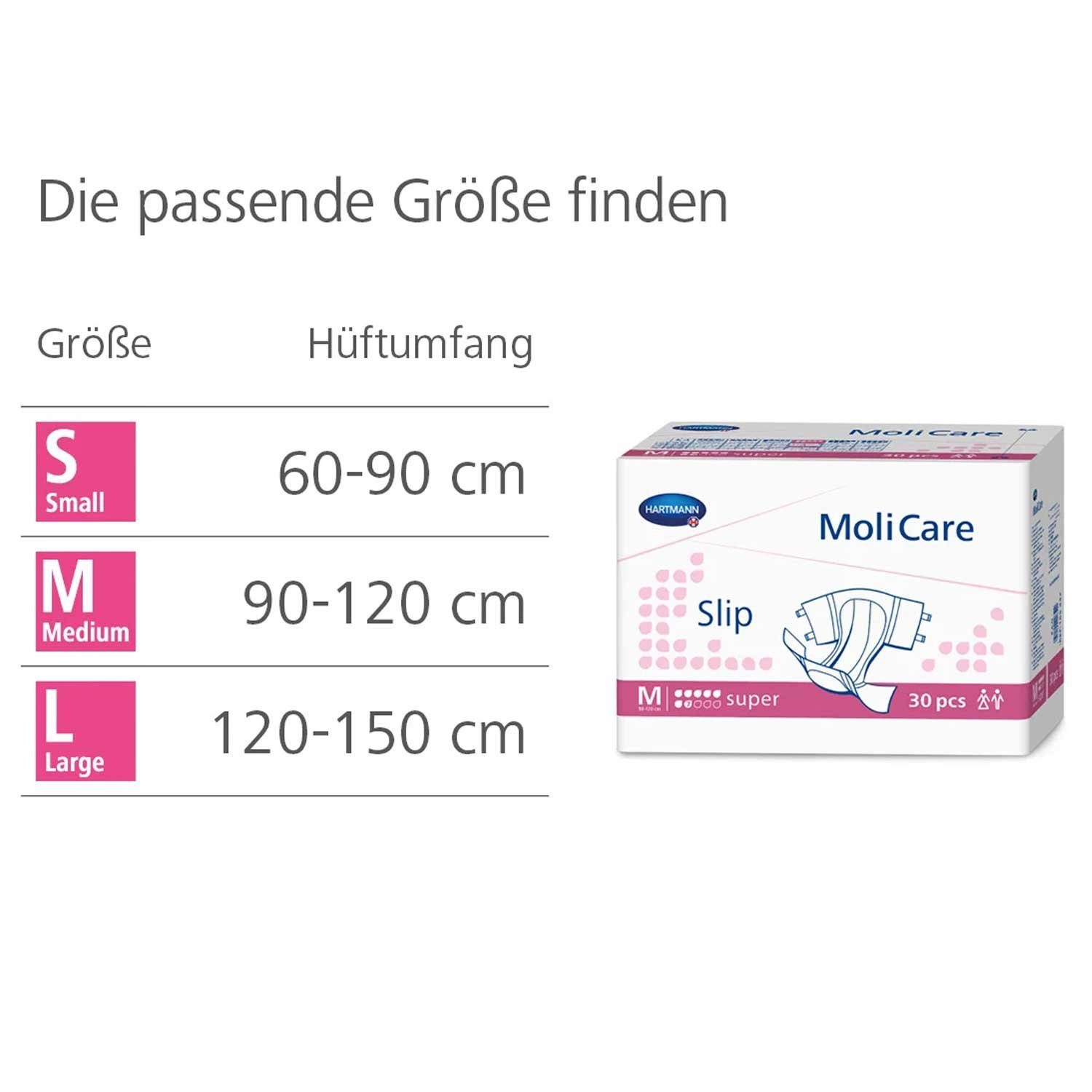 PAUL HARTMANN AG Inkontinenzslip MoliCare Slip super 7 Tropfen - L