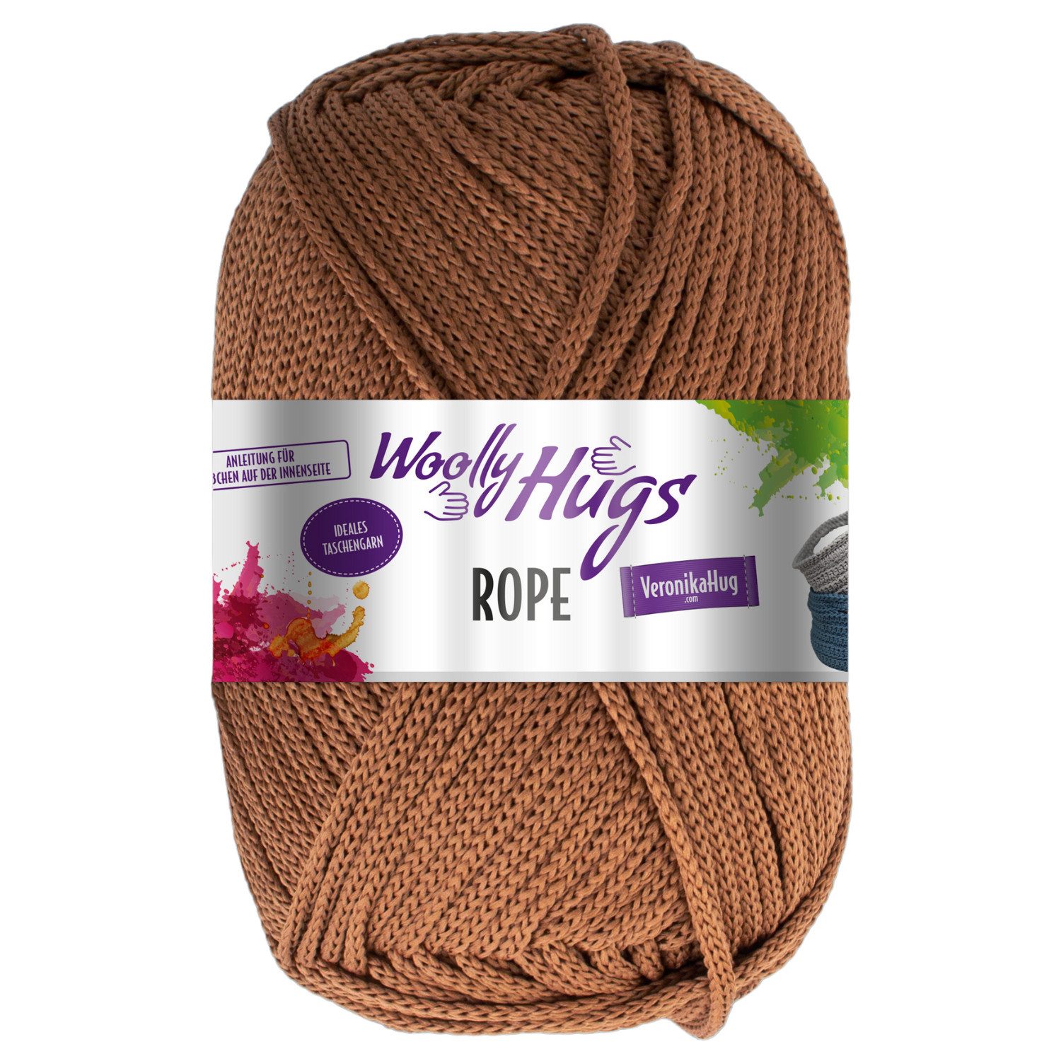 Woolly Hugs Woolly Hugs ROPE 200 g vielseitiges und ideales Taschengarn 140 m Häkelwolle, 140 m (vielseitiges und ideales Taschengarn), 200 g