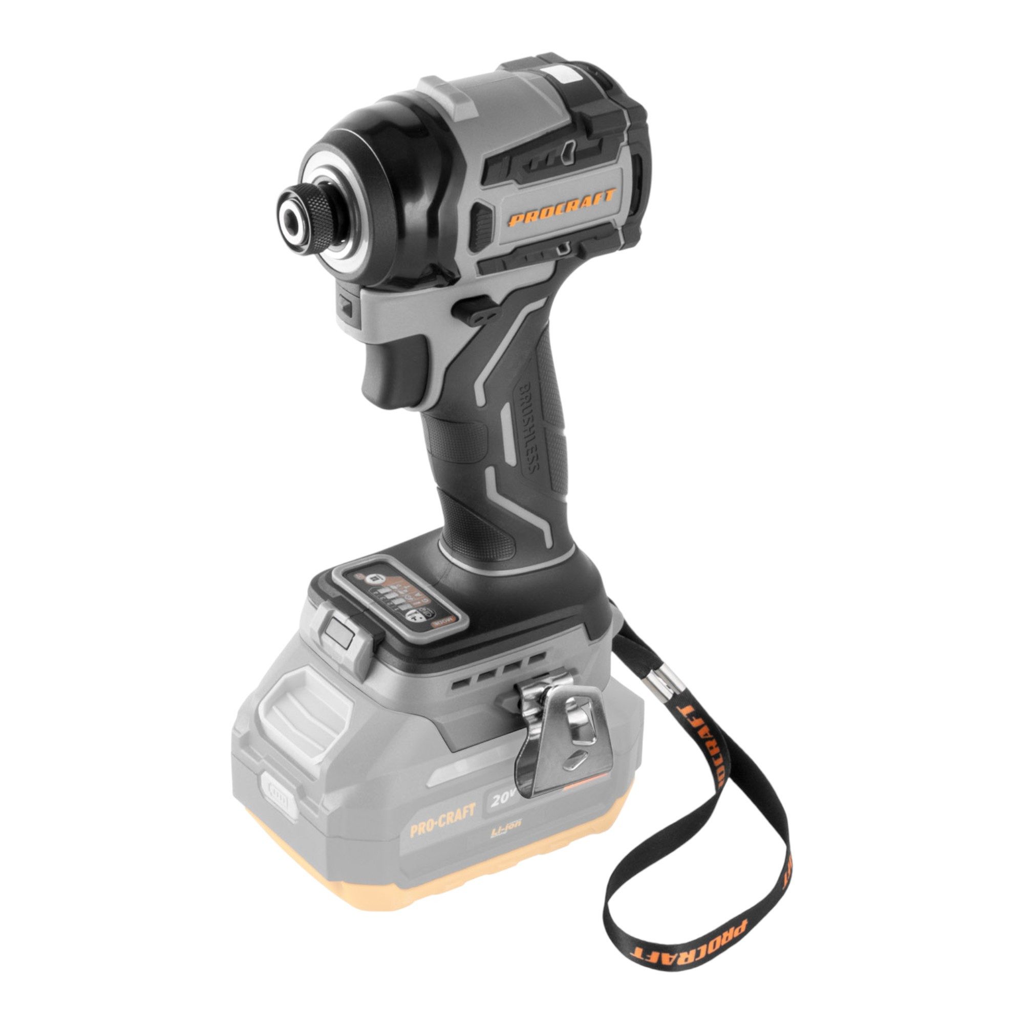 PROCRAFT industrial Akku-Schlagschrauber ID20Abb Akku Schlagschrauber 20 V 180 Nm 1/4" Solo