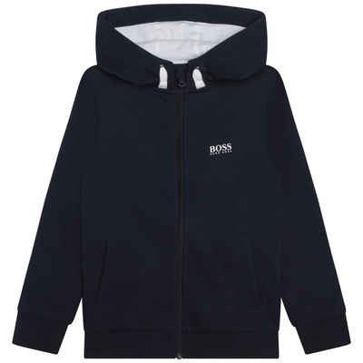 BOSS Trainingsjacke Hugo Boss Kids Trainingsjacke blau