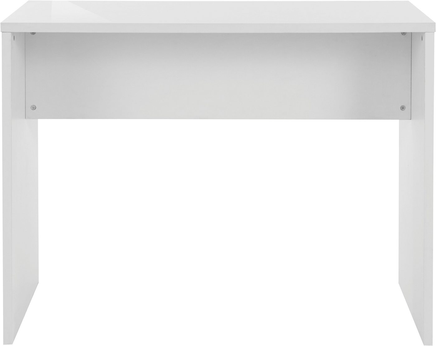 INOSIGN Bartisch »Anoush«, mit einer folierten Tischplatte weiß hochglänzend, Kufengestell in weiß hochglänzend, Höhe bis Tischunterkante 87,5 cm, Tischhöhe 90 cm-kaufen