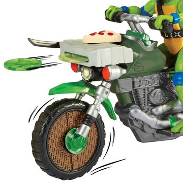 Playmates Toys Actionfigur Mutant Mayhem 30cm Fahrzeug mit Figur, (inkl. Waffe im filmgetreuen Design)