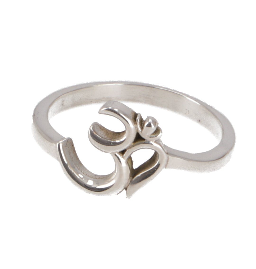 Silberring Silberring, Boho Style Ethno Ring - Om