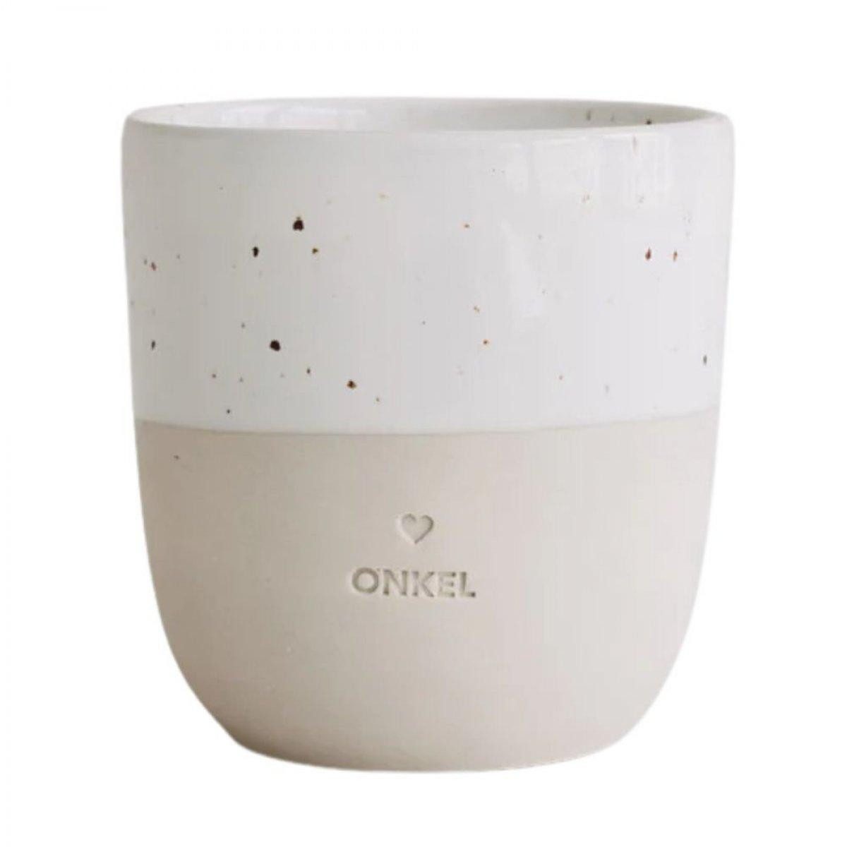 Eulenschnitt Tasse Becher Onkel