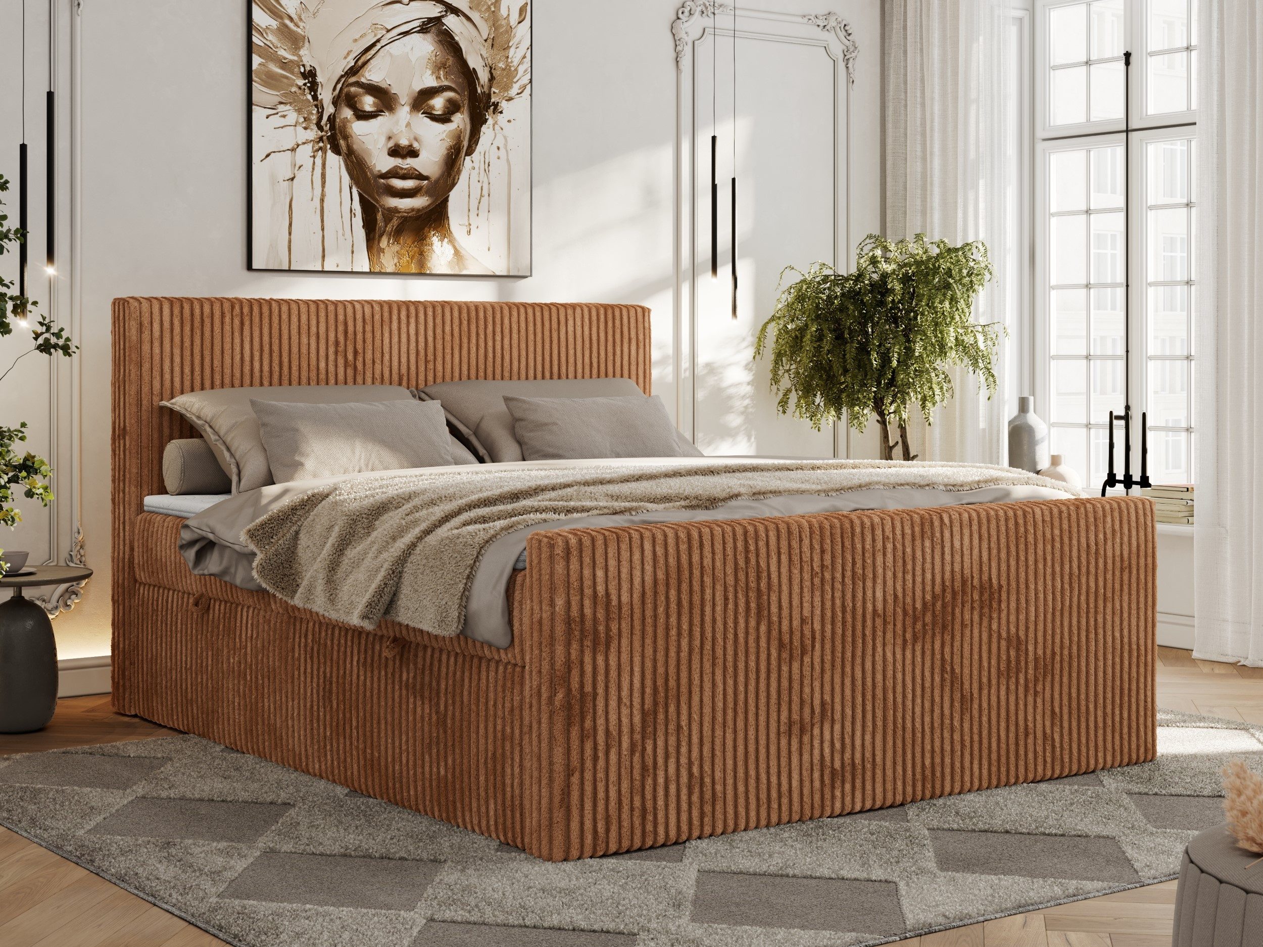 MKS MÖBEL Boxspringbett TILIANO DUO (Packung, günstig online kaufen