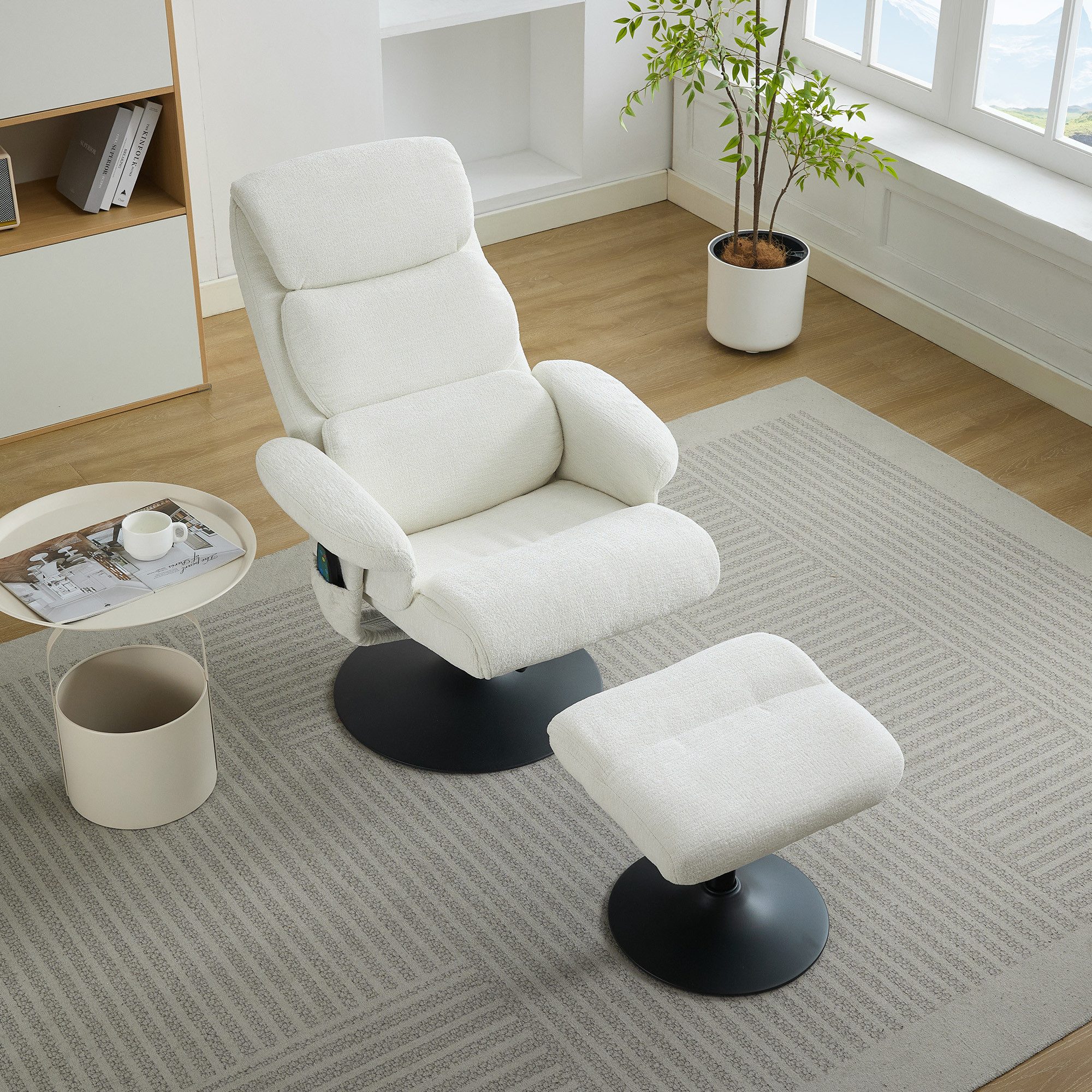 OKWISH Massagesessel Relaxsessel,Liegesessel,mit Fußhocker (Relaxsessel mit günstig online kaufen
