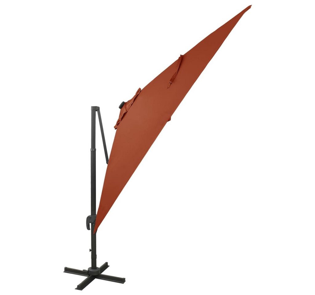 Thumbnail - DOTMALL Sonnenschirm Ampelschirm mit Mast und LED 300 cm