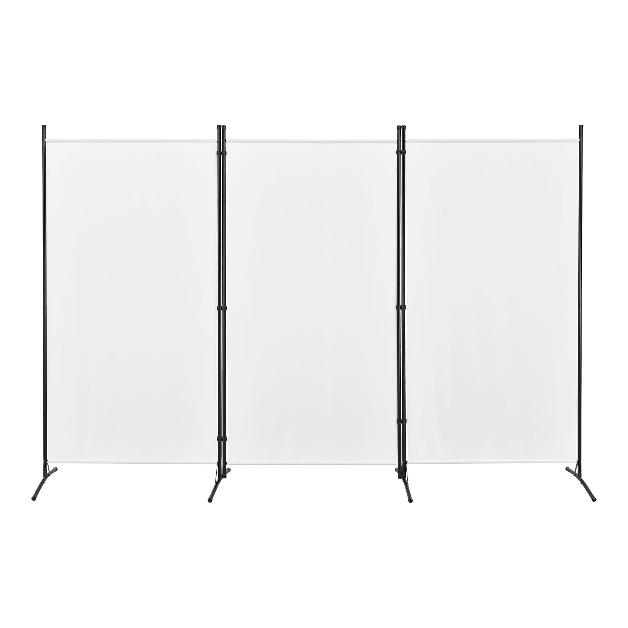 en.casa Paravent, »Teruel« Sichtschutz 260x176cm Weiß günstig online kaufen