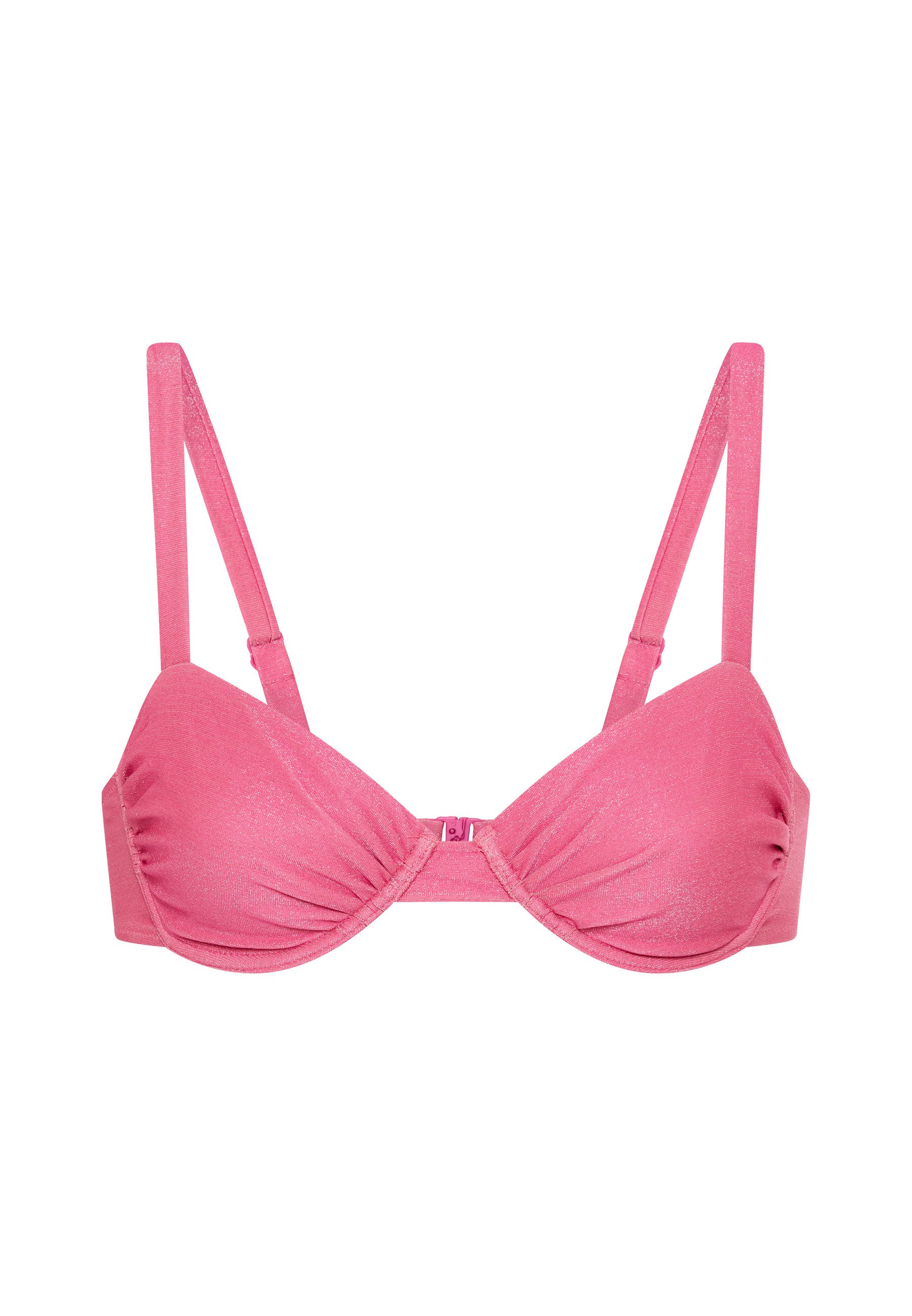 LSCN by LASCANA Bügel-Bikini-Top Gladys, in trendiger Glitzeroptik