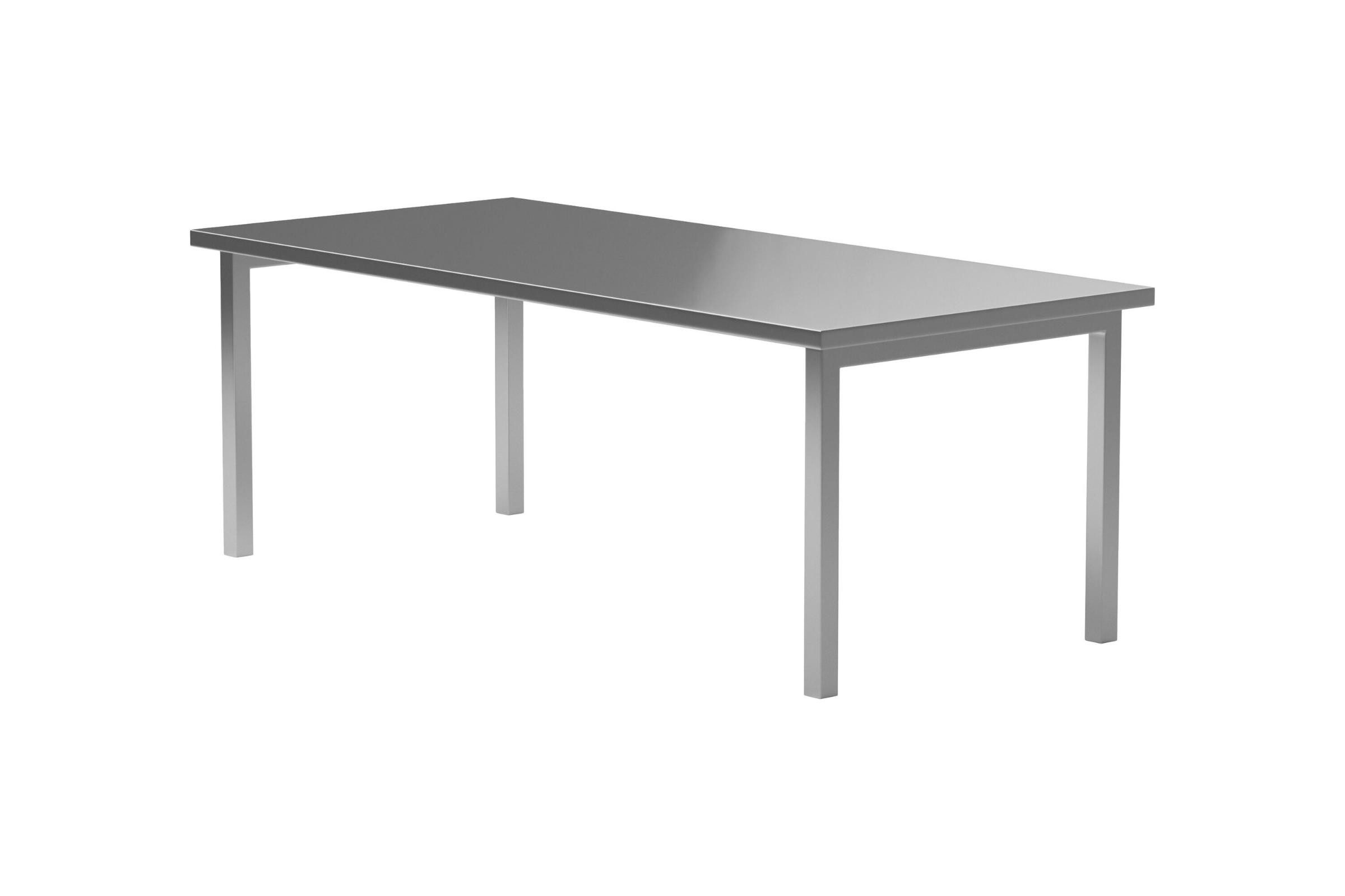Venture Home Esstisch Cilo Esstisch 95x210 cm silberfarben. (1-St)