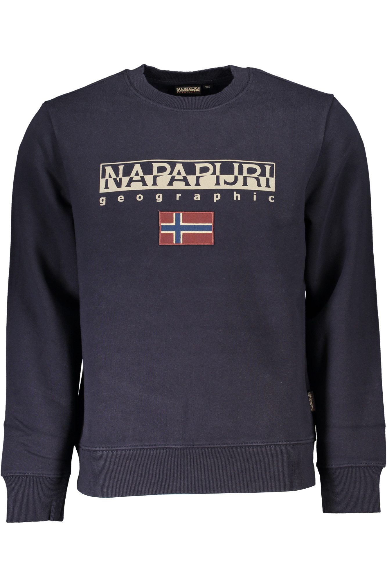 Napapijri Sweatshirt Blaues Herren-Sweatshirt, Regular Fit