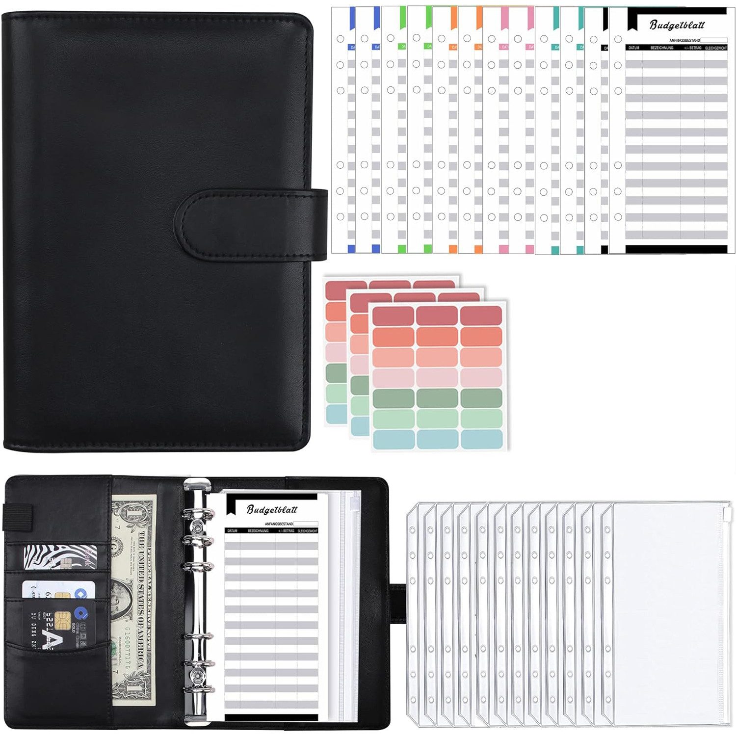 RWEUOQ Ringbuchmappe Haushaltsbuch Budgetplaner Budget Binder günstig online kaufen