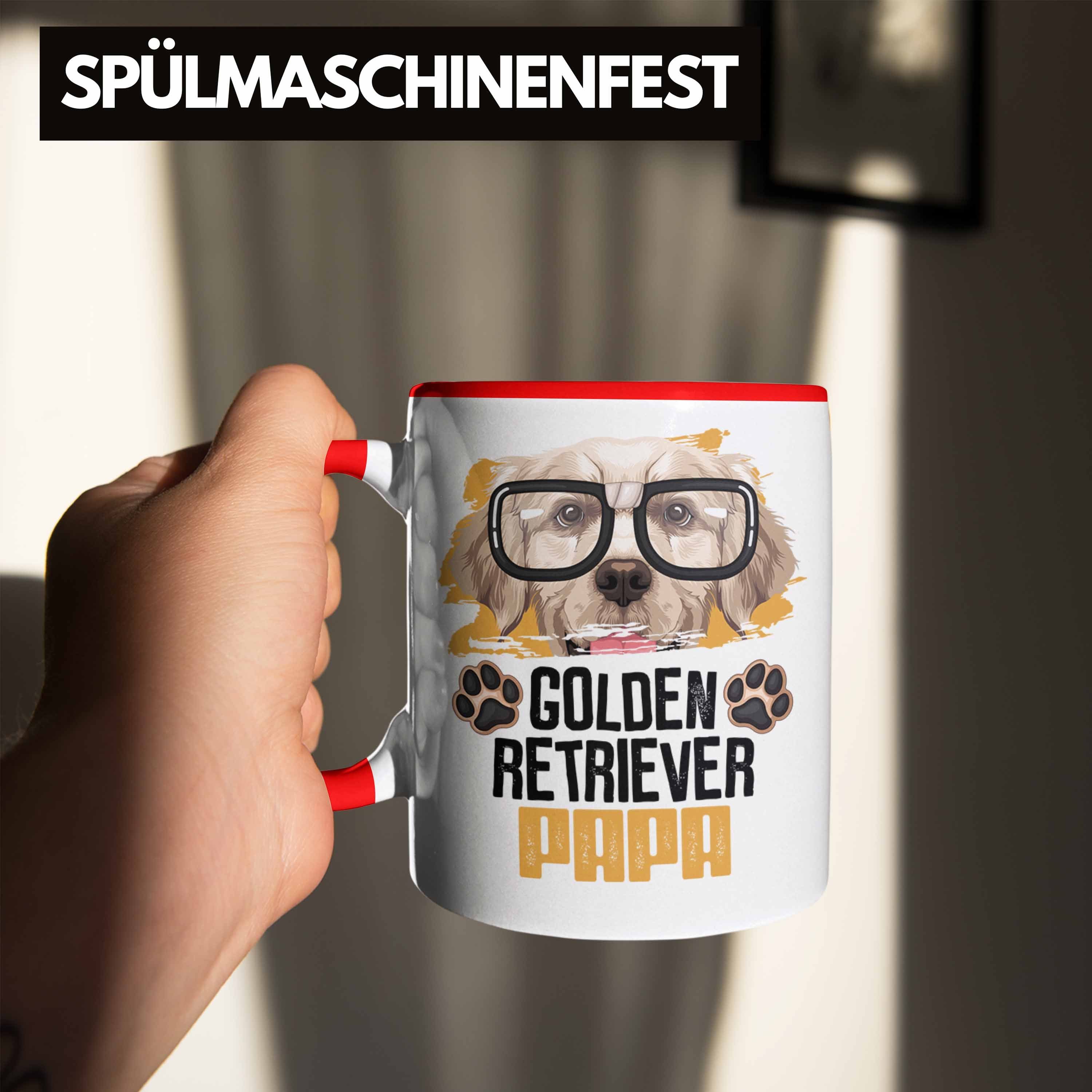 Geschenk Trendation Lustiger Tasse Besitzer Spruch Golden Tasse Retriever Papa Rot Geschenk