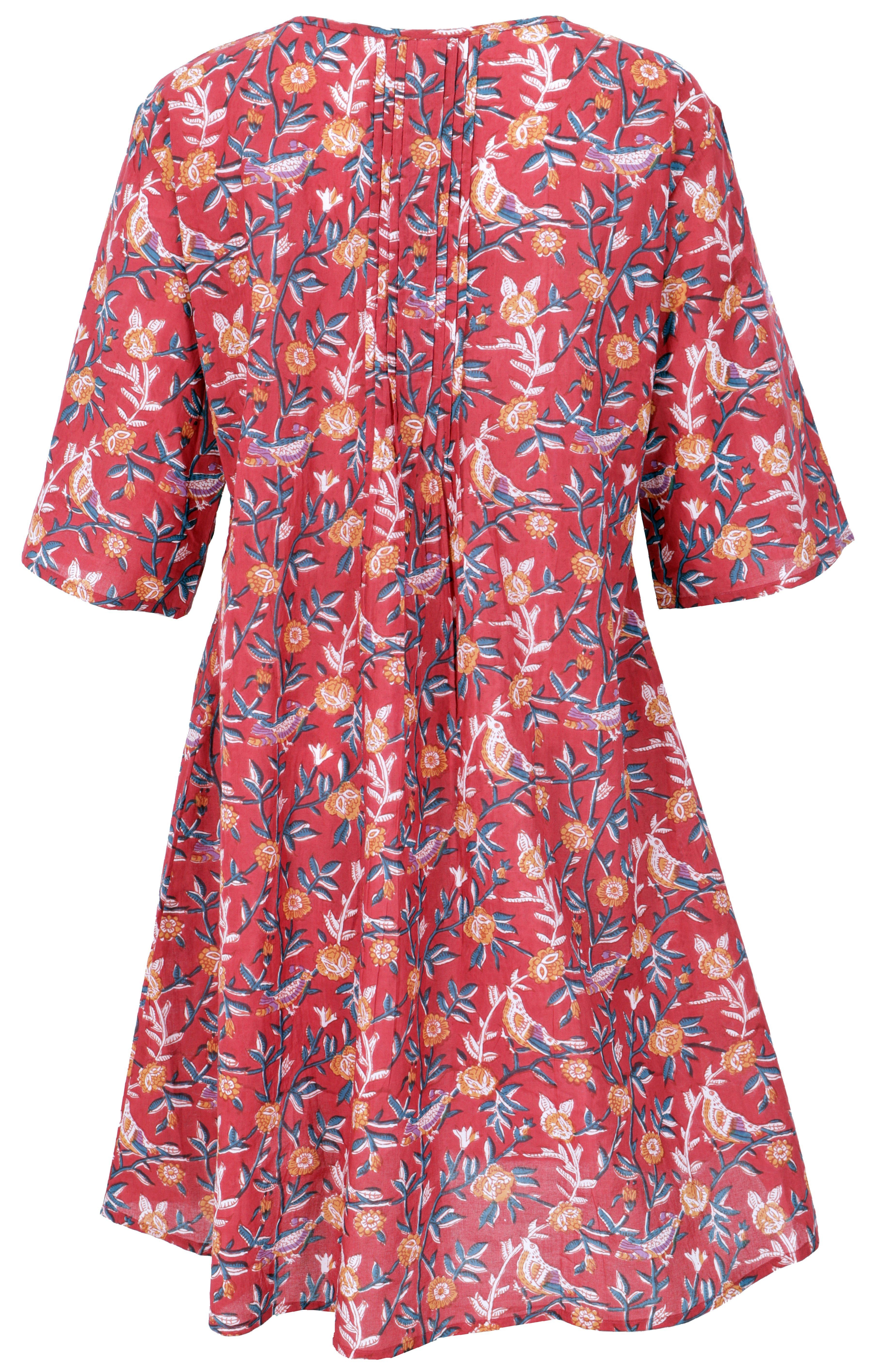 Guru-Shop Midikleid Boho Maxitunika, sommerliches Minikleid günstig online kaufen