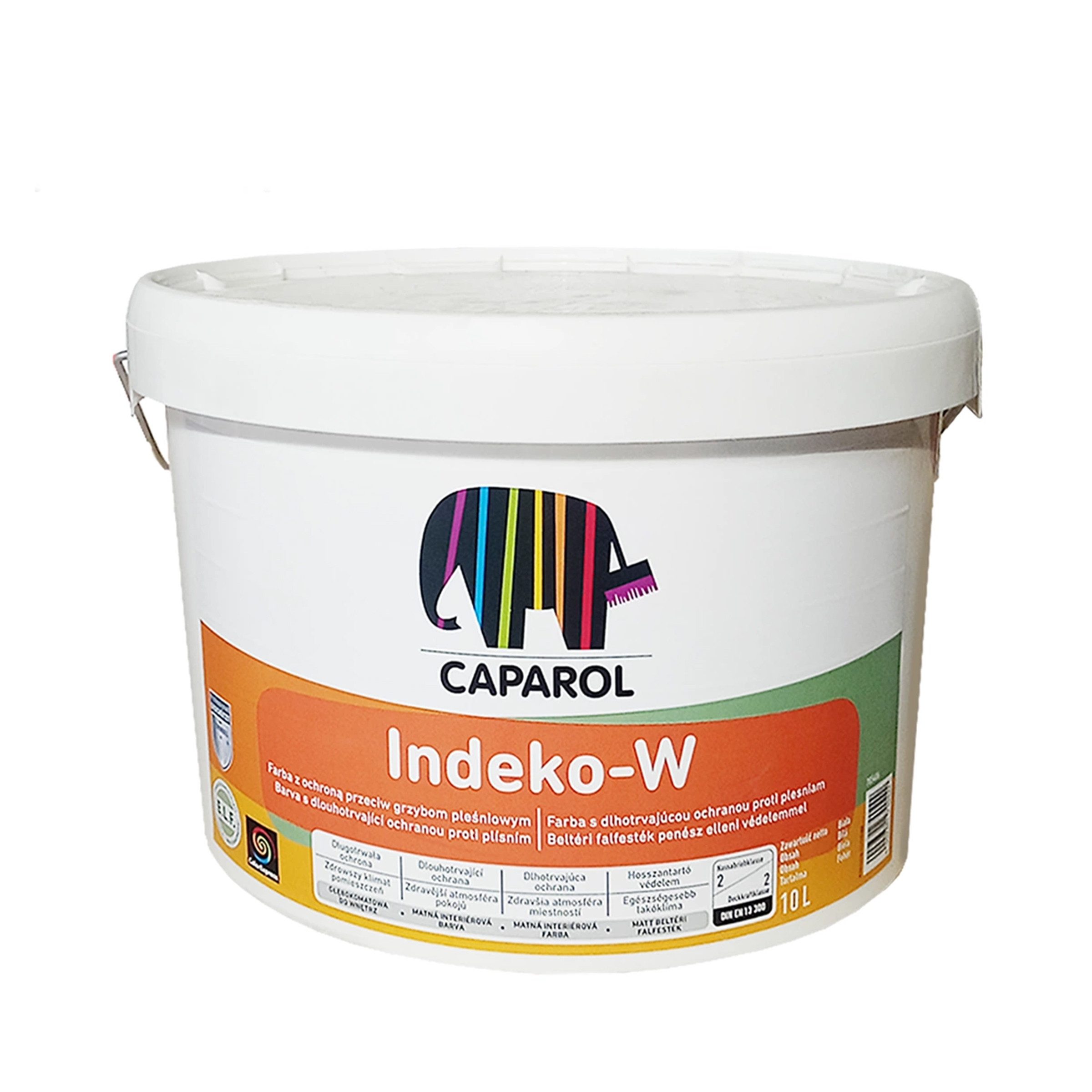 Caparol Wand- und Deckenfarbe CAPAROL Indeko W Innenfarbe vor Schimmelbefall 10 L Weiß Schimmel