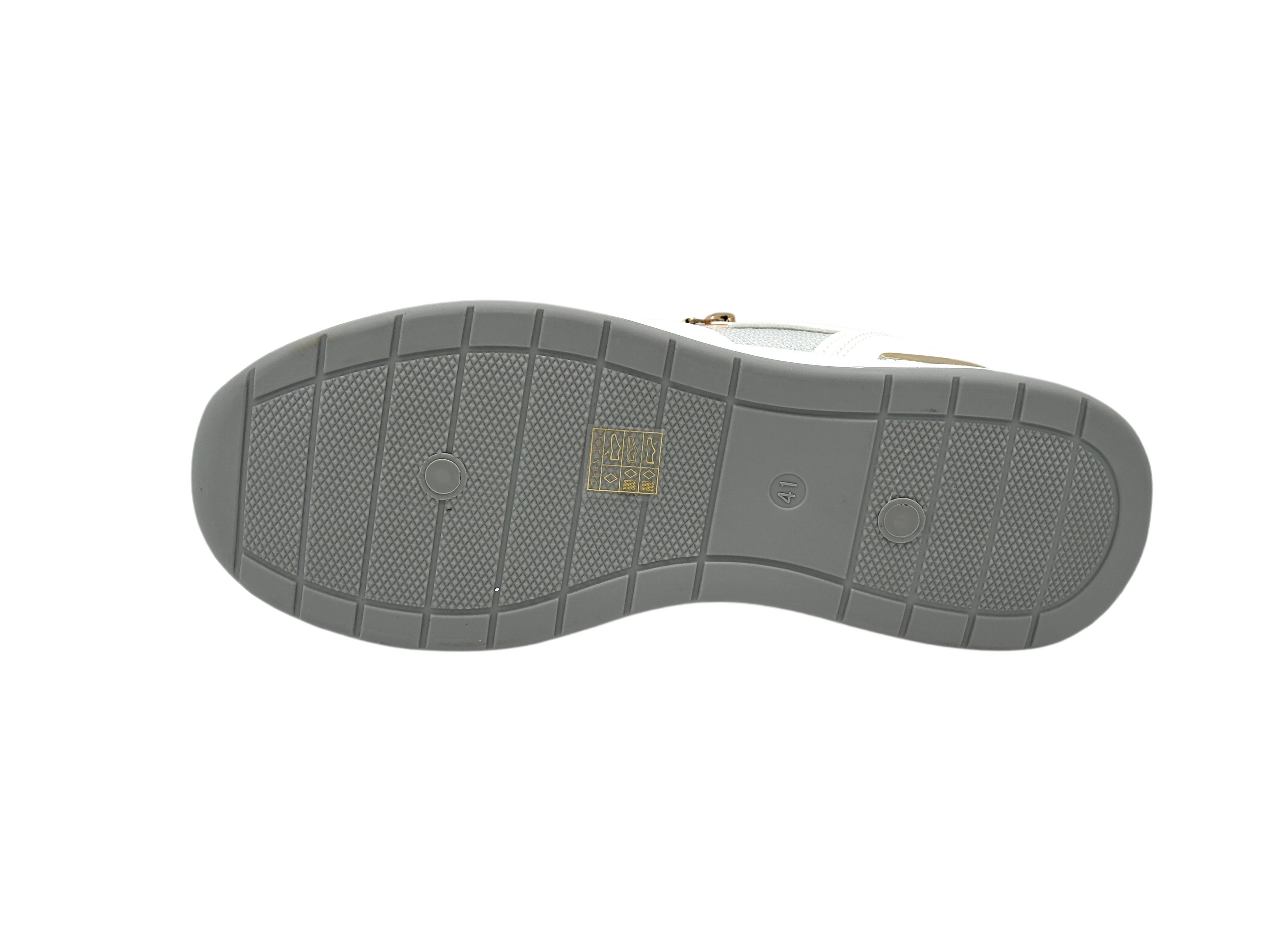 Nowaland Modische Damen Freizeitsneaker mit Zierdetails und Reißverschluss Sneaker Modisches Design, leichte Plateausohle und dekorative Details – Bild 5 von 5