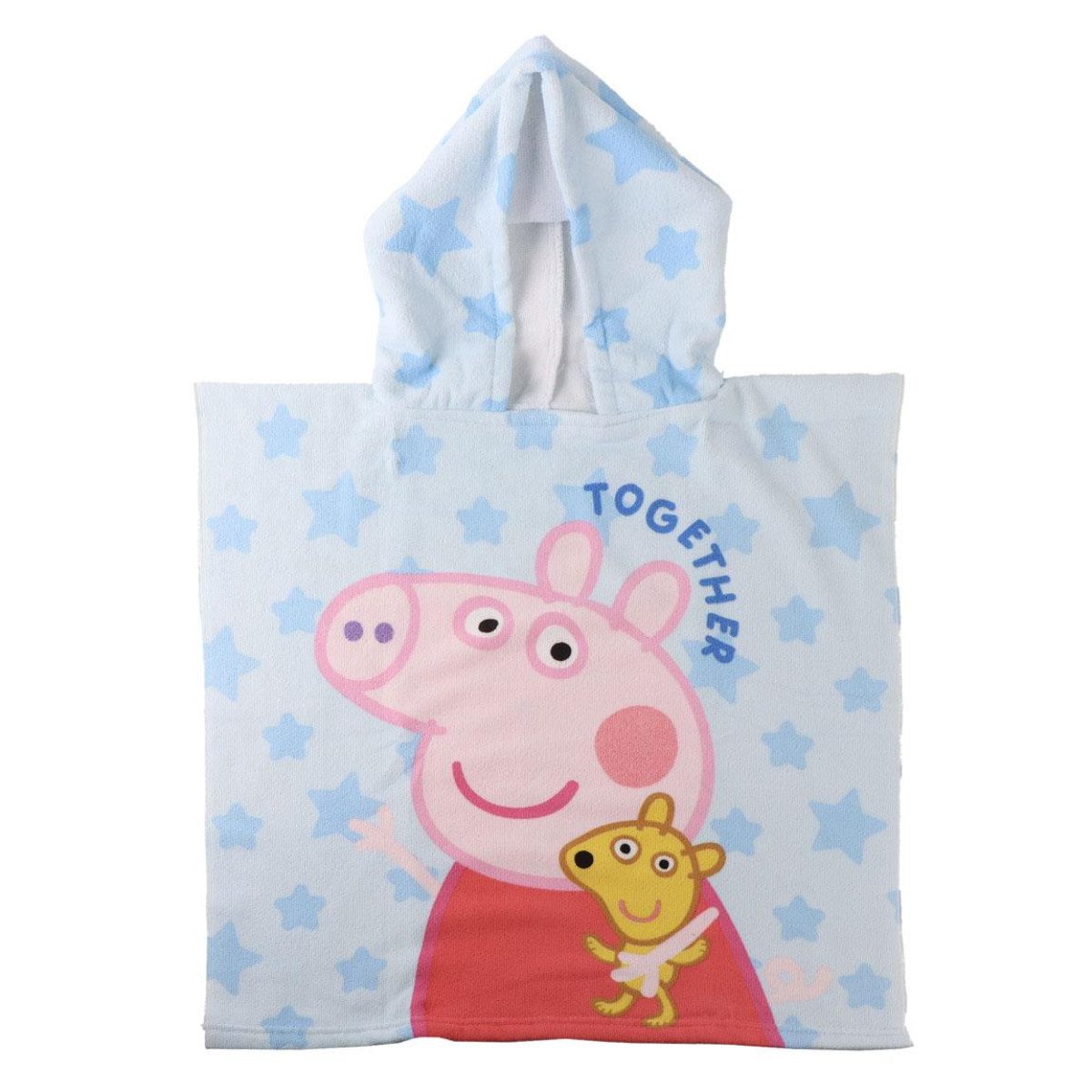 Peppa Pig Badeponcho Kinder Badeponcho 55 × 54 cm 100% Polyester 250 gsm