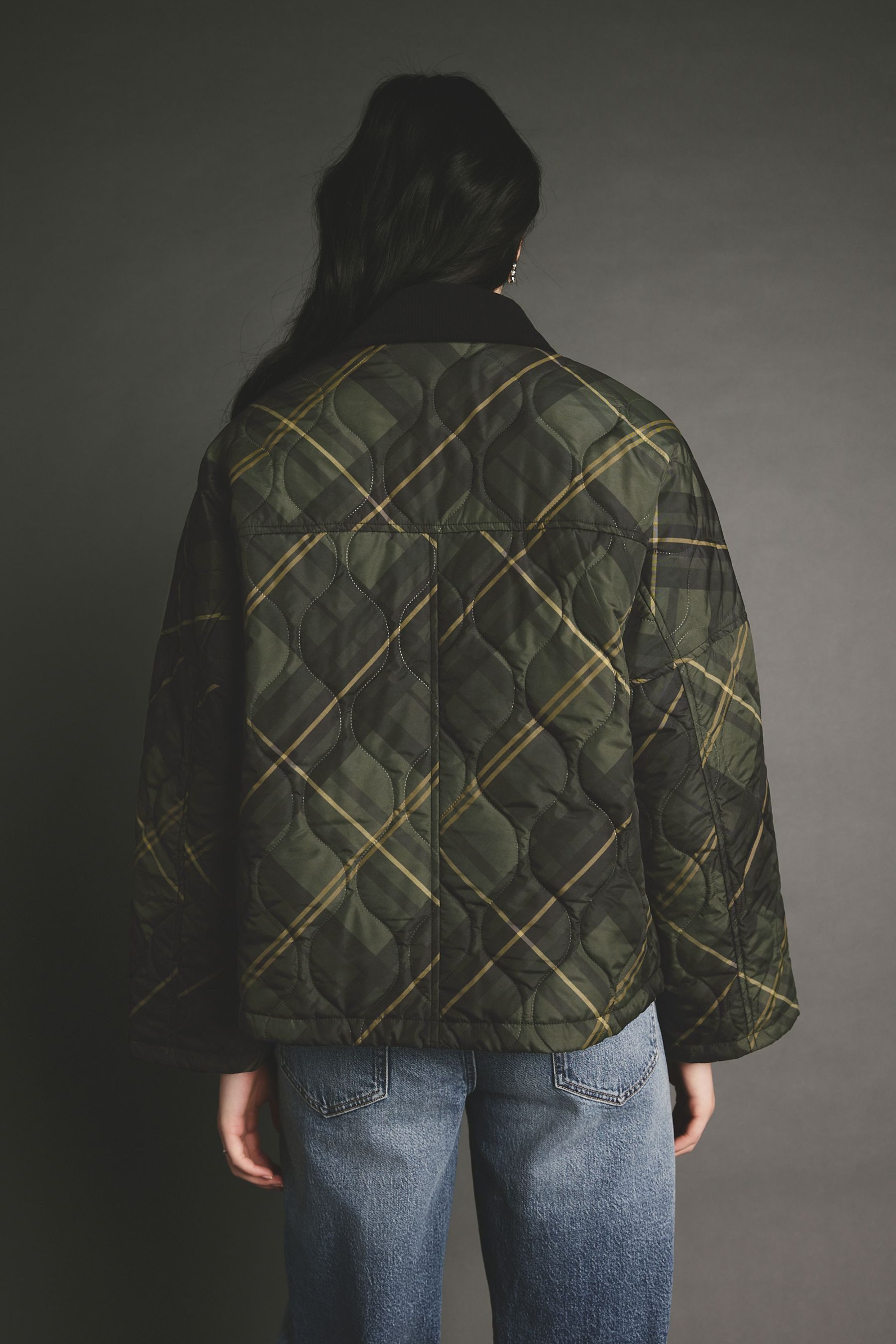 Next Steppjacke Gesteppte Jacke mit Cordkragen günstig online kaufen