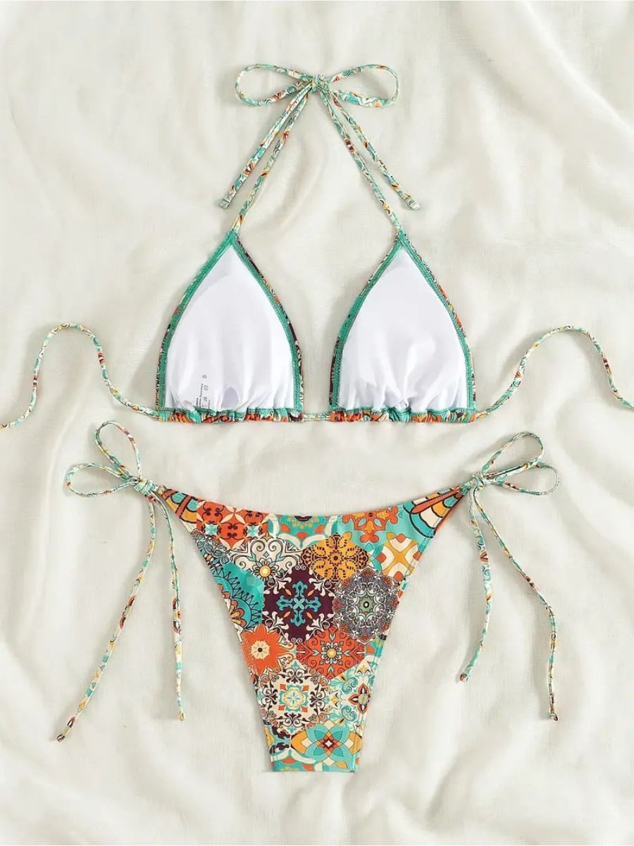 Elegant Love Triangel-Bikini Boho Bikini-Set mit günstig online kaufen