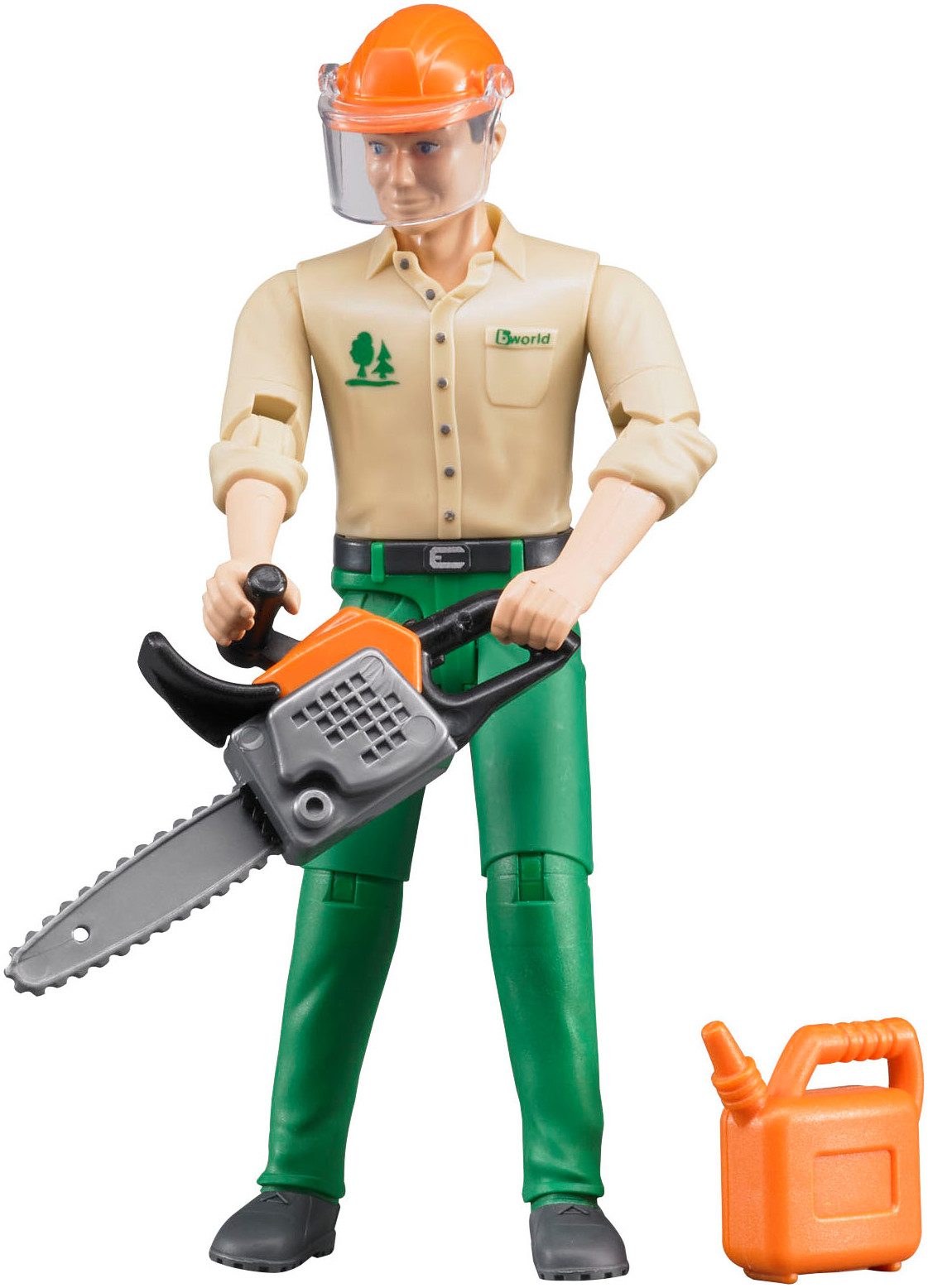 Bruder® Spielfigur bworld Forstarbeiter (60030), Made in Europe