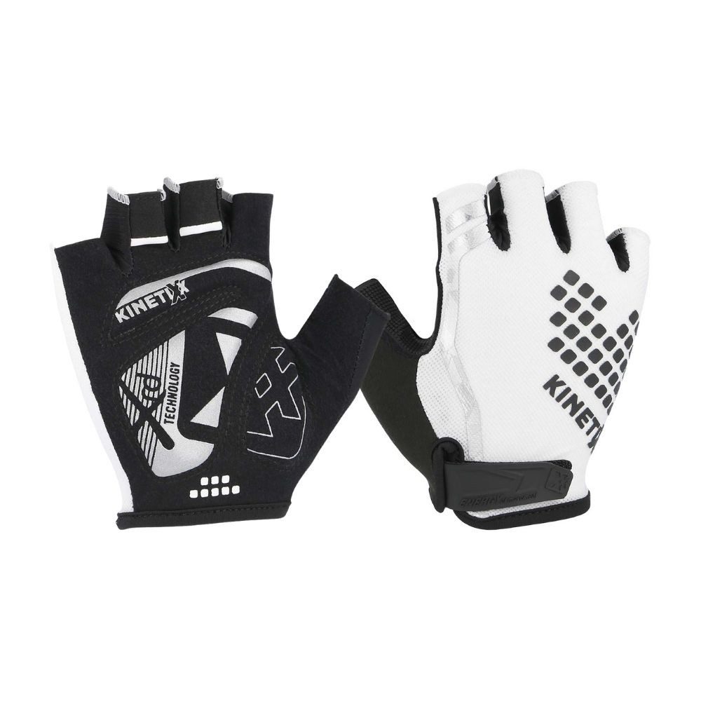 Kinetixx Fahrradhandschuhe Sportlicher Radhandschuh Luke, KinetiXx (schwarz/grün, orange, weiß, grau) Anatomische Passform, Grip, Atmungsaktiv