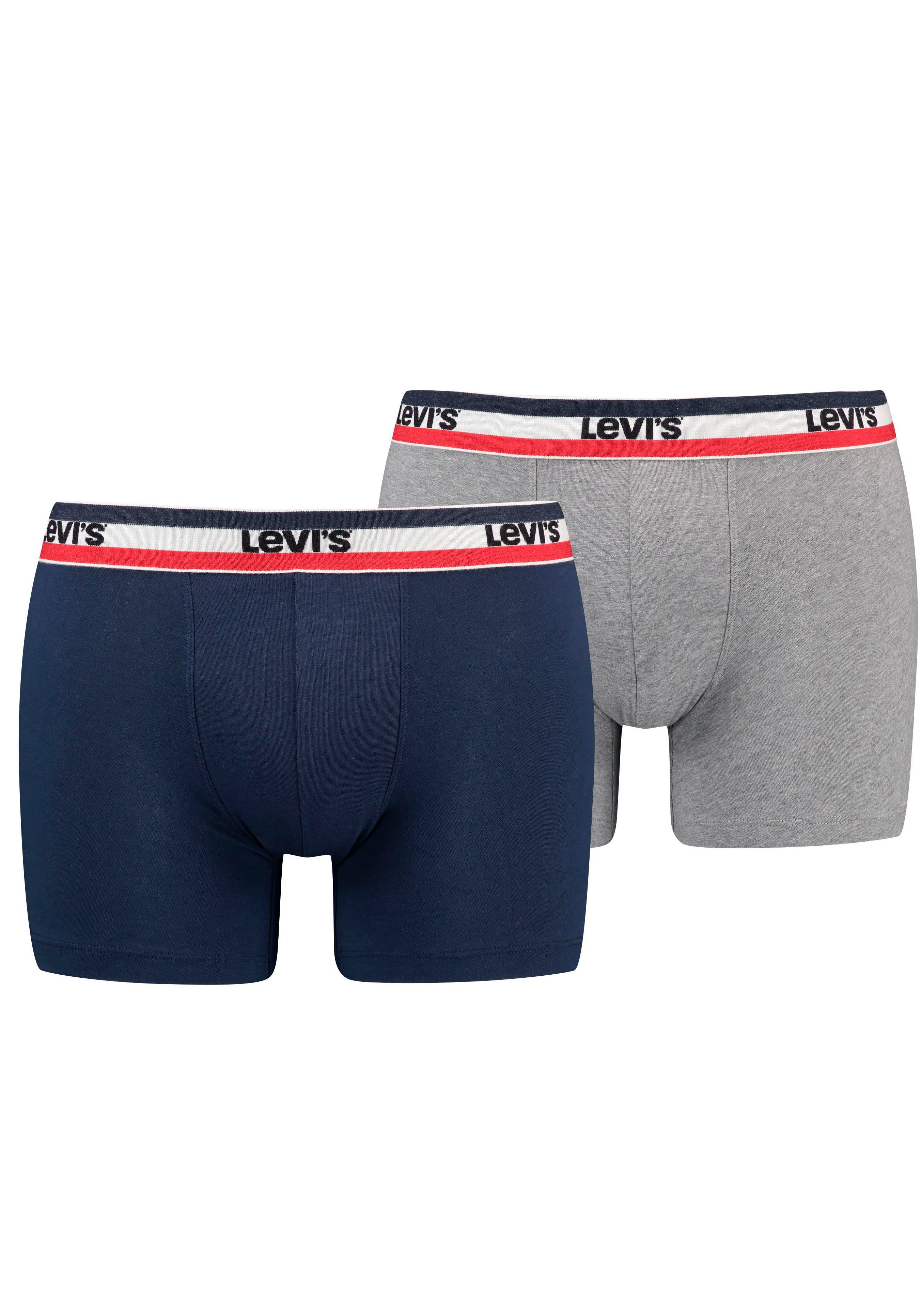 dress MEN 2P LEVIS blues BRIEF 2-St) LOGO (Packung, SPRTSWR Boxershorts CO Levi's® BOXER ORGANIC