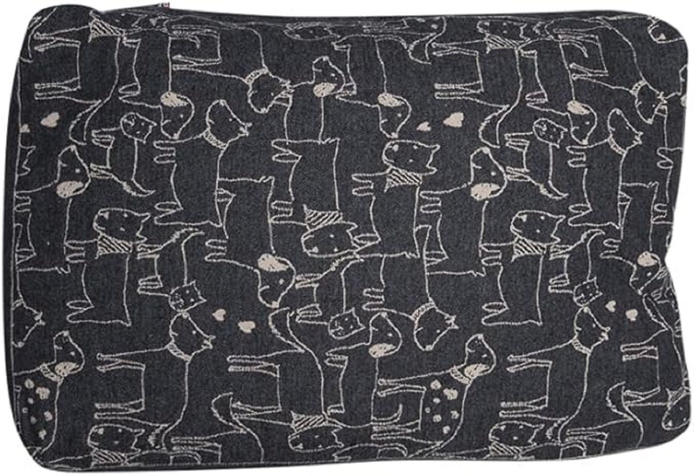 Thumbnail - DAVID FUSSENEGGER Tierdecke Hundekissenhülle "best friends allover" 60 x 90 cm