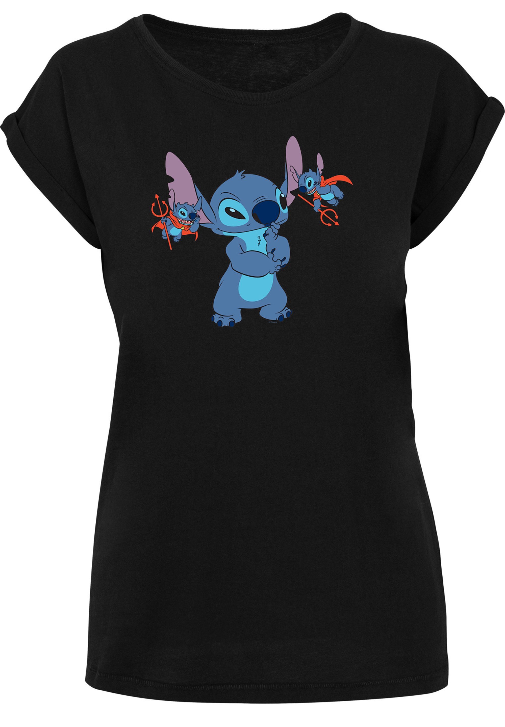 Little F4NT4STIC Lilo Stitch und T-Shirt Devils Print