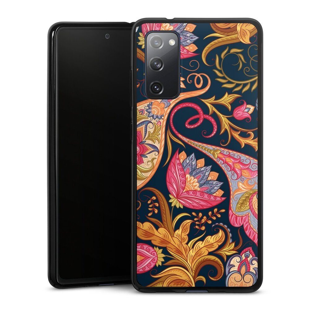 DeinDesign Handyhülle Muster Ornamente Mandala Floral Autumn 1, Samsung Galaxy S20 FE 5G Silikon Hülle Bumper Case Handy Schutzhülle