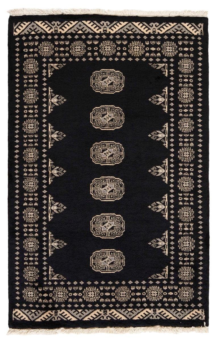 Orientteppich Pakistan Buchara 3ply 92x145 Handgeknüpfter Orientteppich, Nain Trading, rechteckig, Höhe: 8 mm | Kurzflor-Teppiche