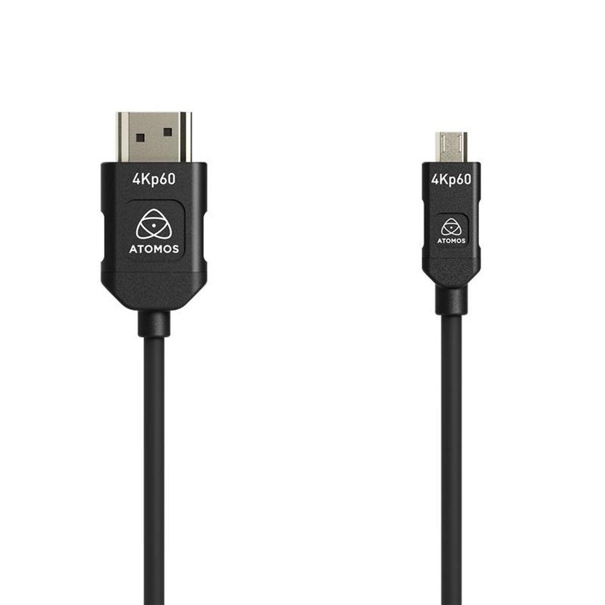 Atomos Micro HDMI Kabel 4K60p 45cm Objektivzubehör