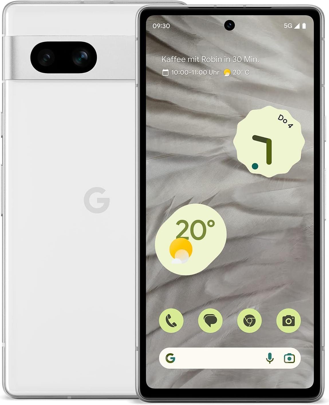 Google Pixel 7a - Dual Sim - 5G - ohne Simlock - Android Smartphone (15,20 cm/6.1 Zoll, 64 MP Kamera, Dual Kamera Handy)