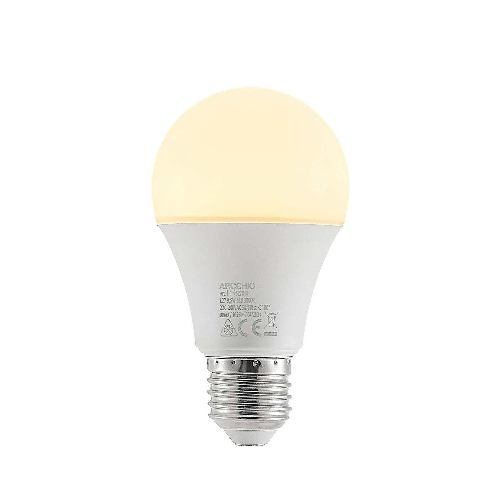 Arcchio LED-Leuchtmittel E27 9,5W LED-Lampe, E27, warmweiß günstig online kaufen