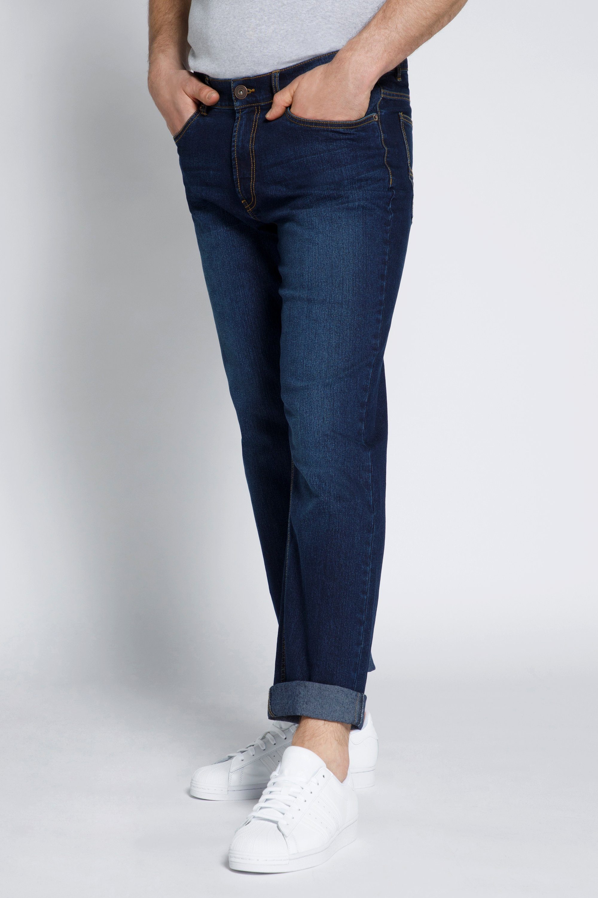 STHUGE 5-Pocket-Jeans STHUGE Jeans Bauch Fit Regular Fit 5 Pocket