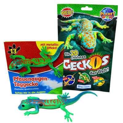 Blue Ocean Sammelfigur Blue Ocean Geckos Sammelfiguren 2023 - Planet Wow glänzt - Figur 13. (Set), Geckos - Figur 13. Pfauenaugen-Taggecko