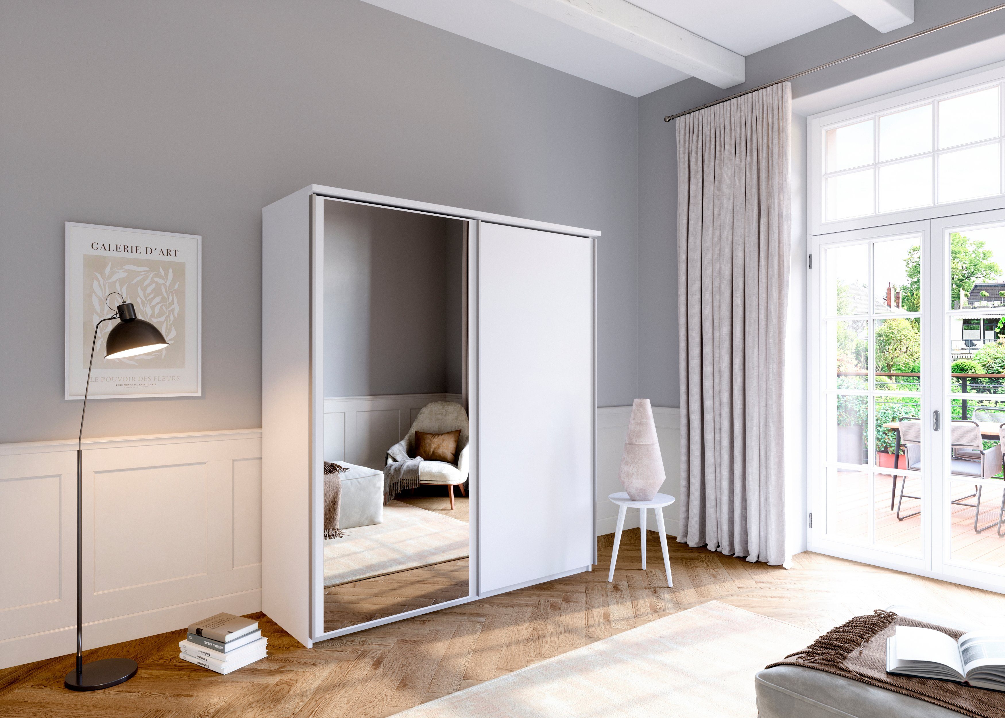 priess Schwebetürenschrank Arnsberg mit Spiegel