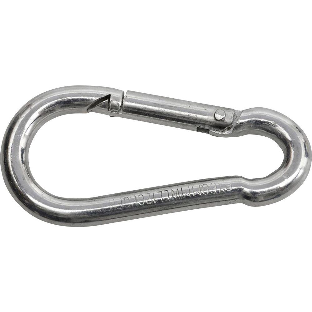 Karabiner SWG 680 154 801 80 Feuerwehrkarabinerhaken Stahl galvanisch verzinkt